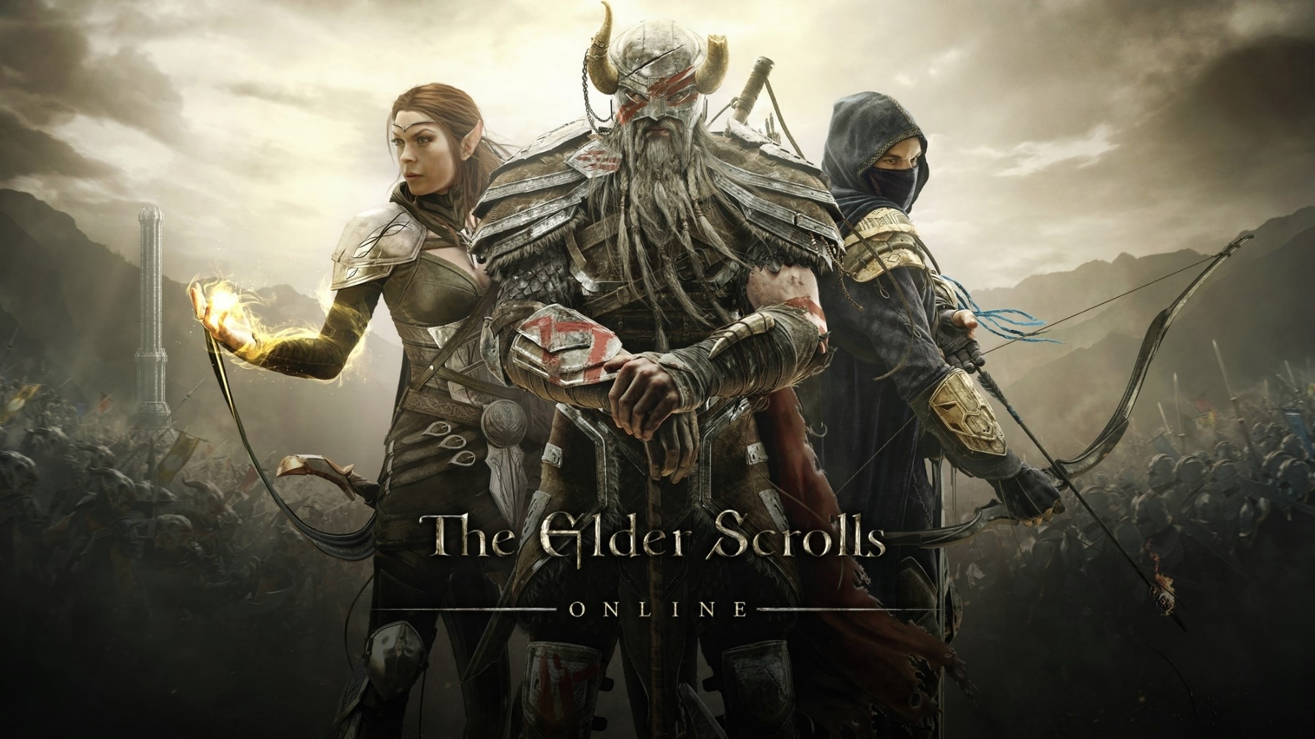The Elder Scrolls Online Warriors and Archers HD Wallpaper