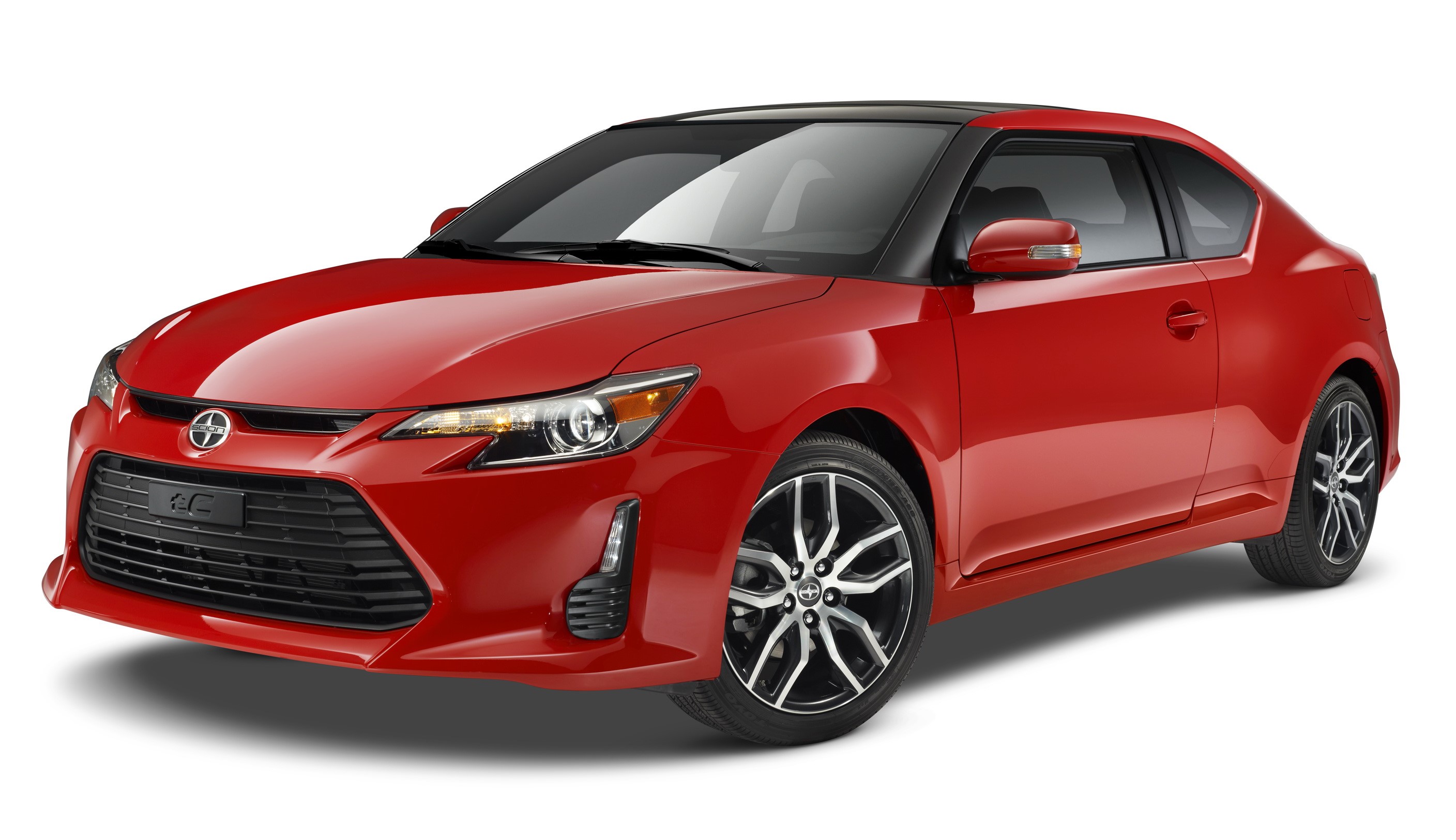 Red 2014 Scion tC Coupe HD Wallpaper