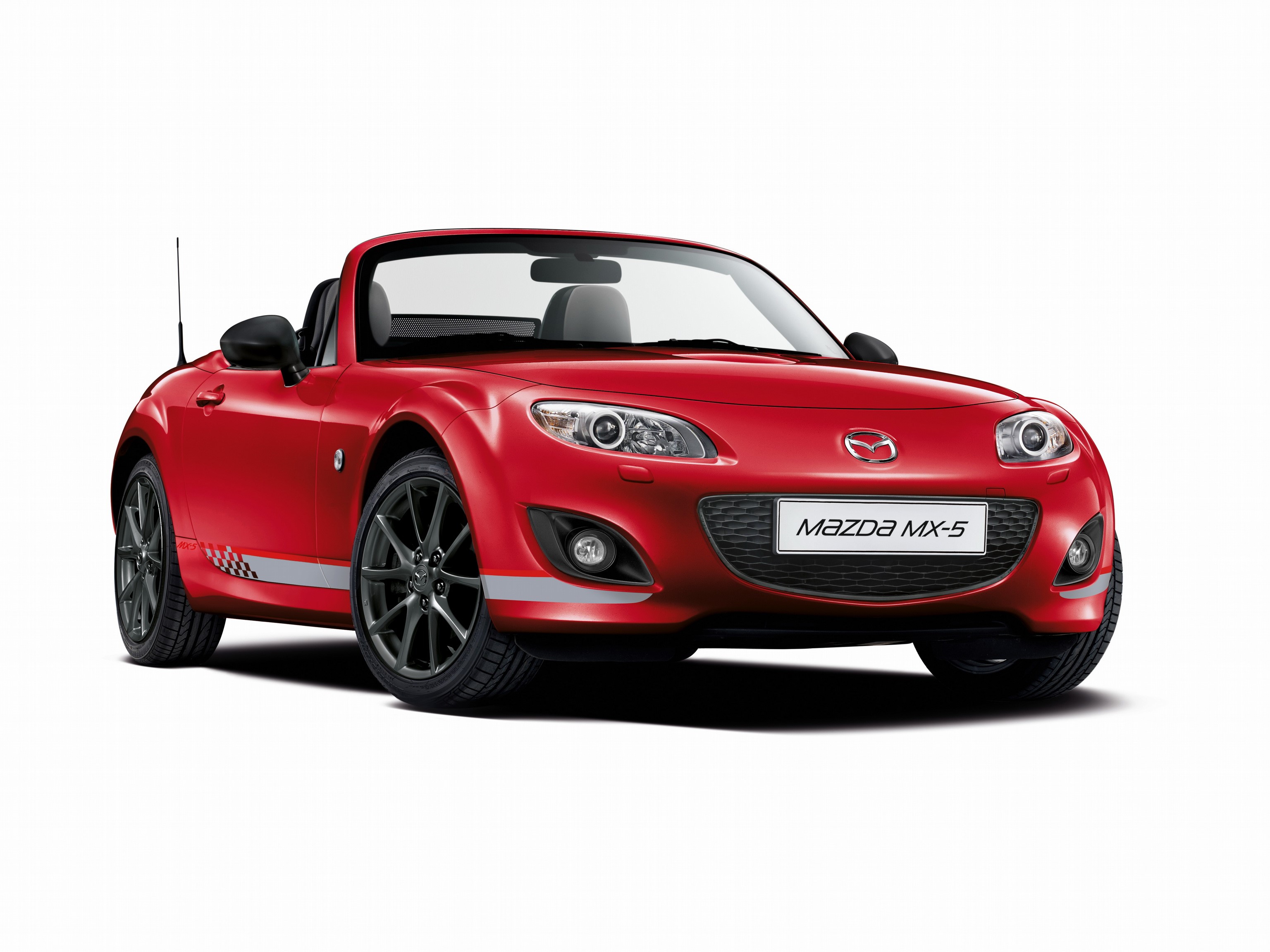 Red 2012 Mazda MX-5 Senshu Cabriolet HD Wallpaper