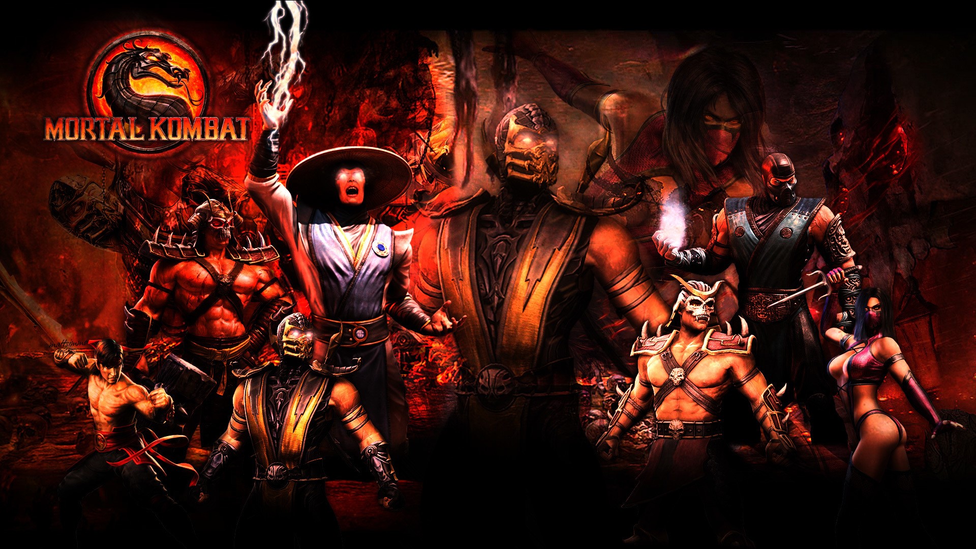 Mortal Kombat Warriors HD Wallpaper