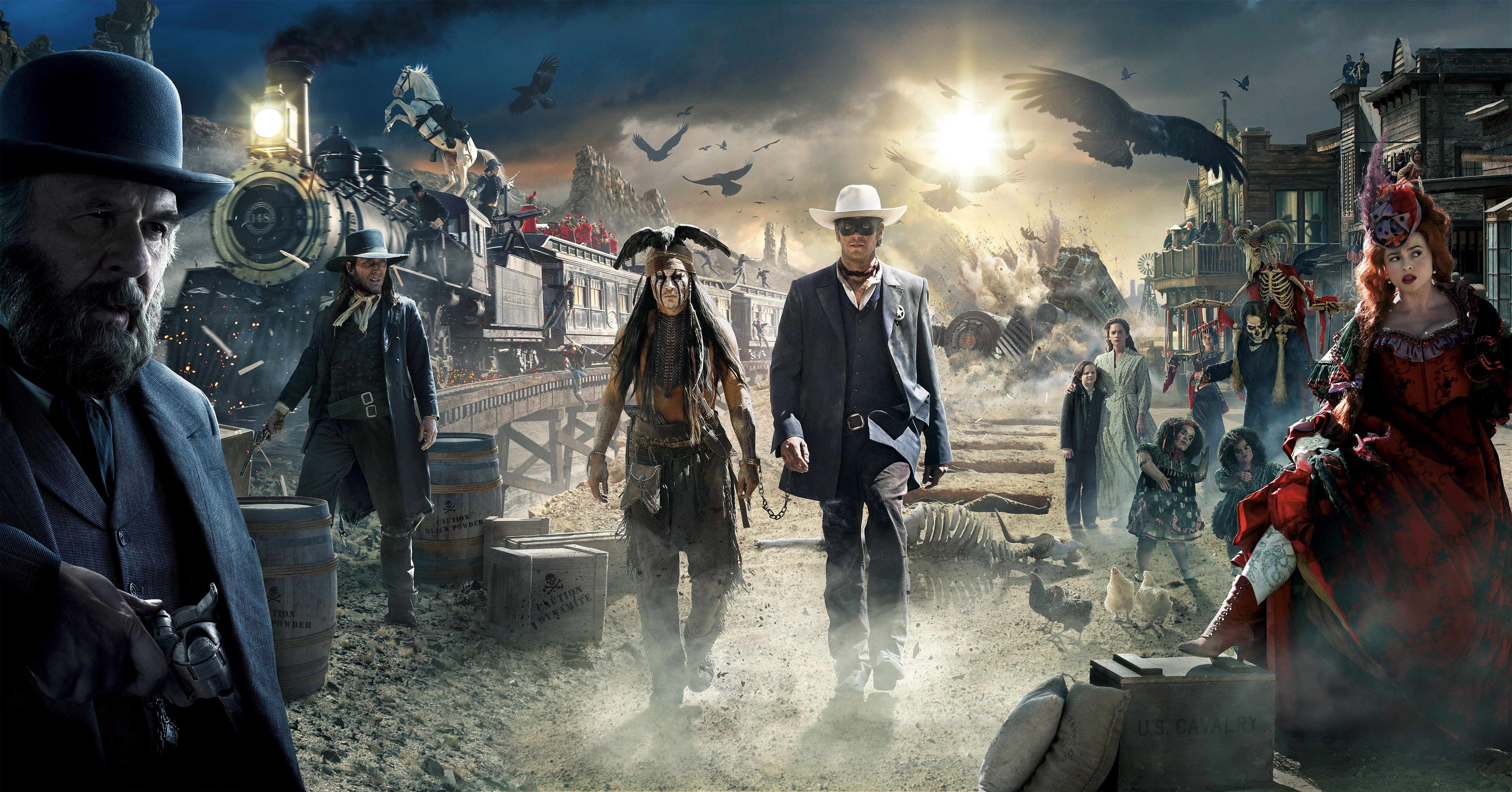 The Lone Ranger (2013 film) 4K HD Wallpaper