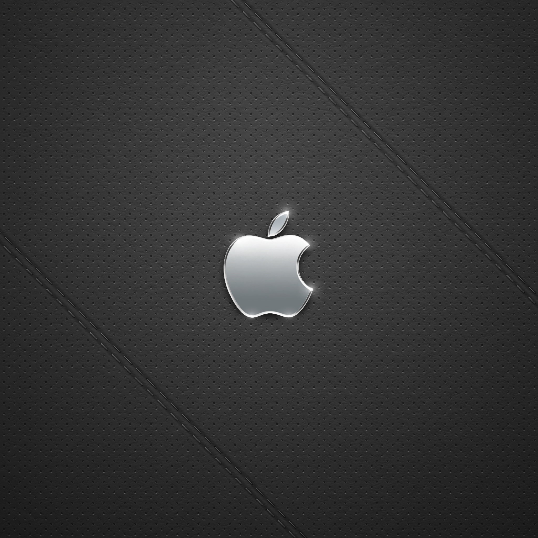 Apple Logo on Textured Background HD Wallpaper