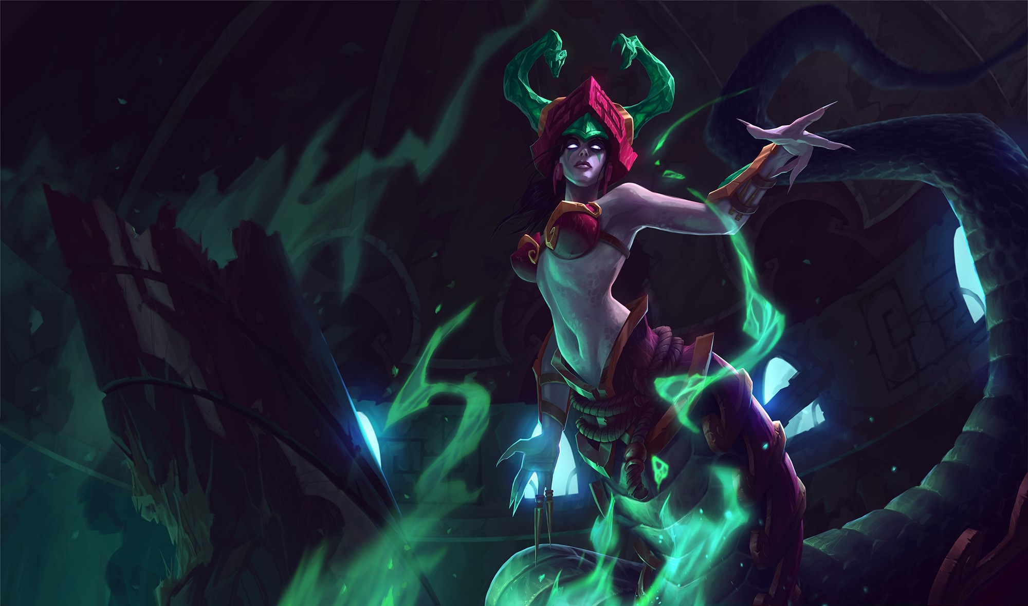 Cassiopeia from League of Legends HD Wallpaper