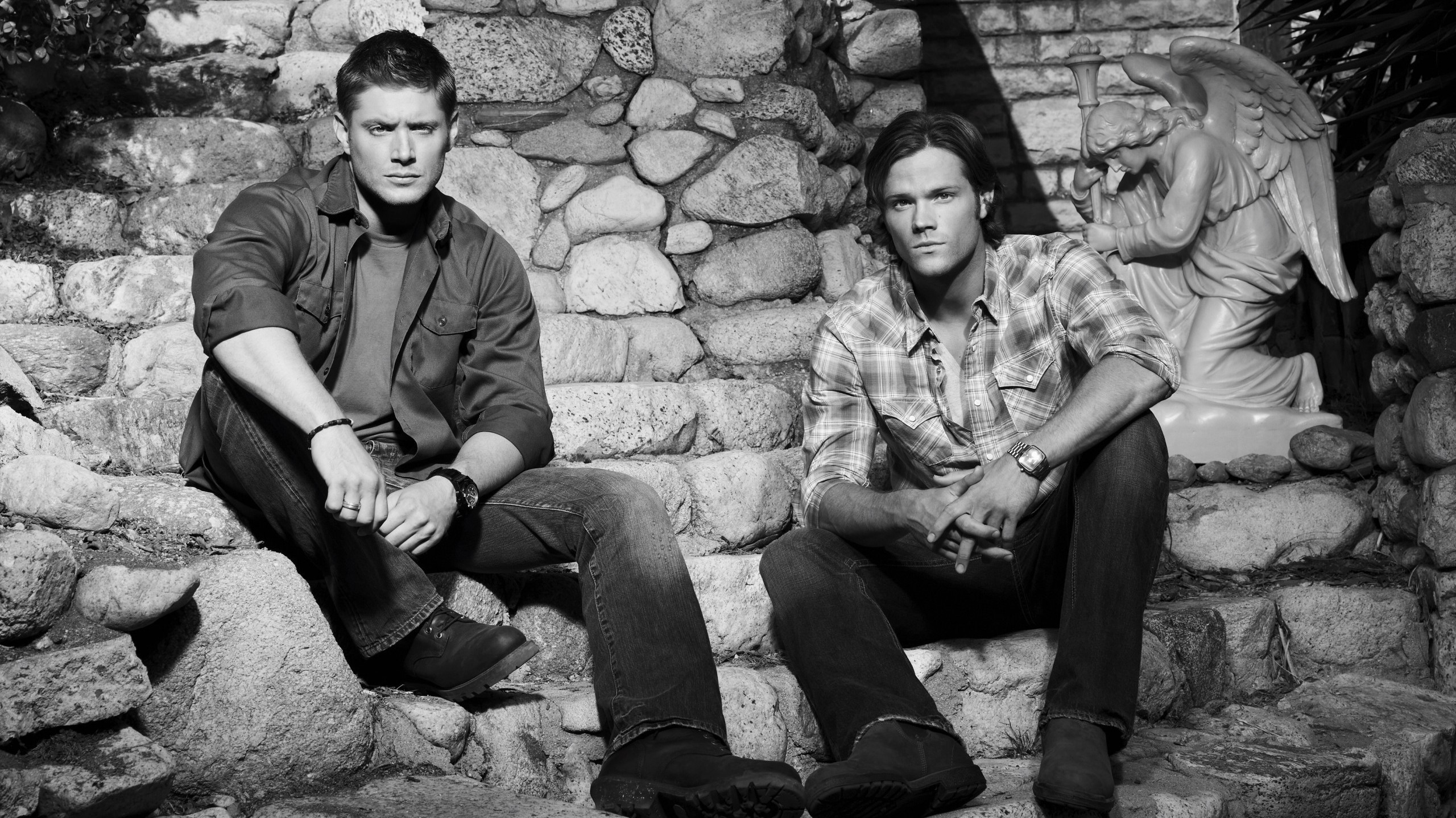 Jensen Ackles and Jared Padalecki from Supernatural HD Wallpaper