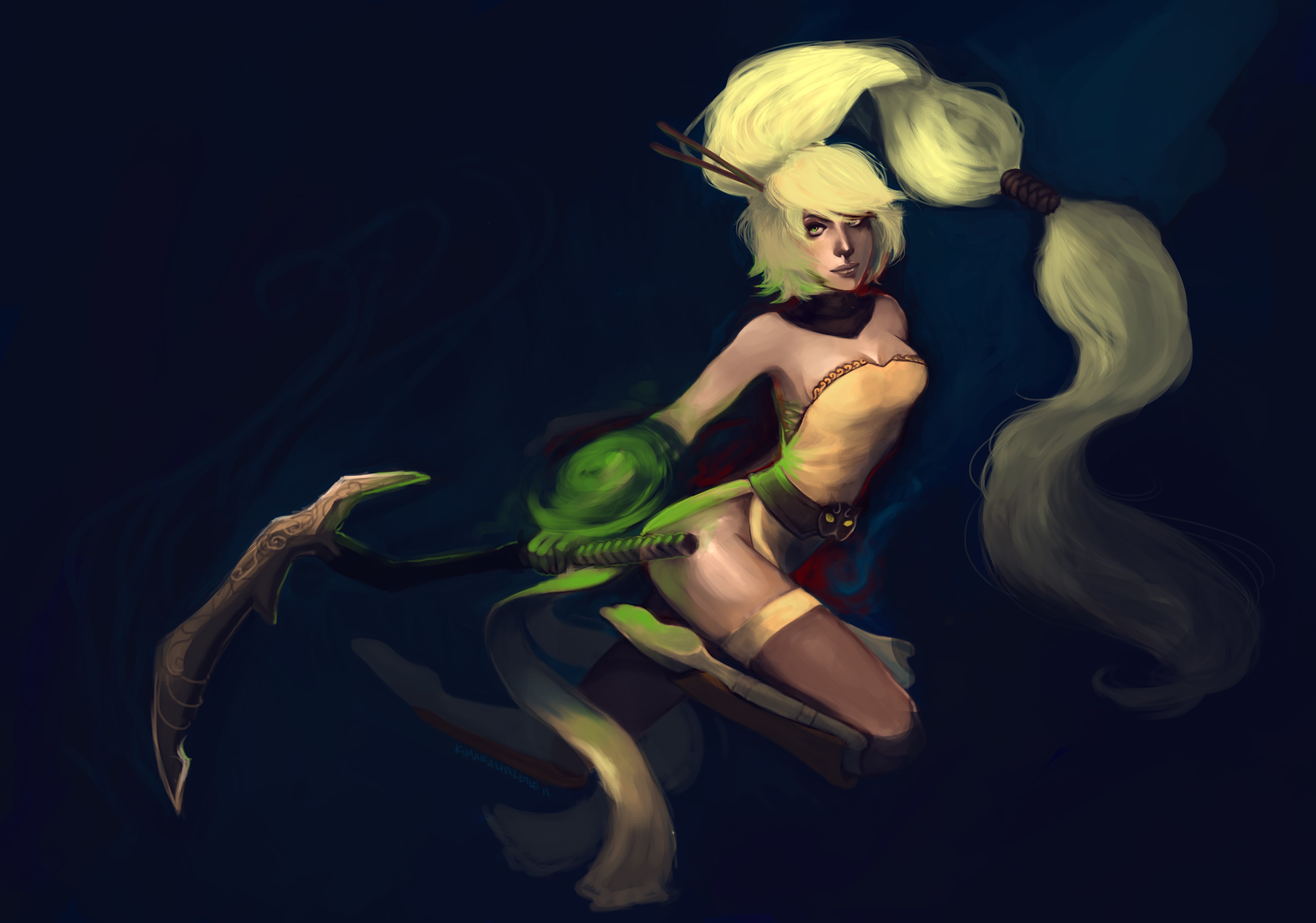 Janna from League of Legends HD Wallpaper