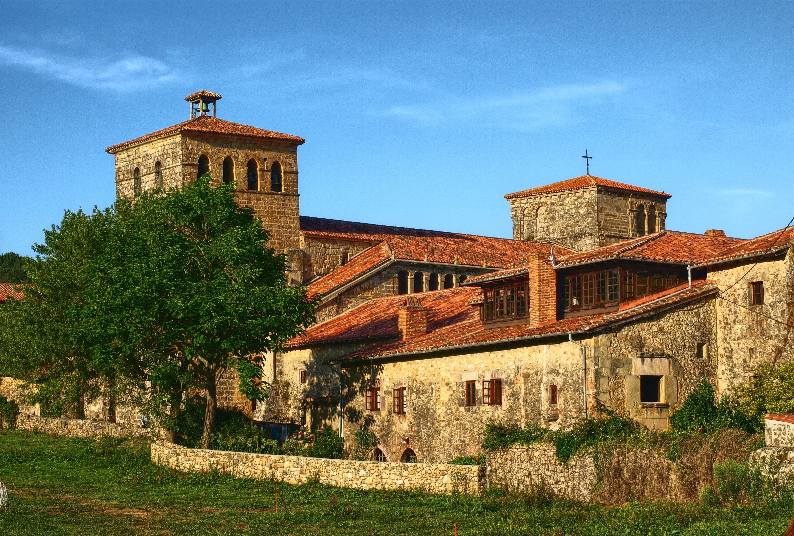 Monastery in Santillana del Mar, Cantabria, Spain HD Wallpaper