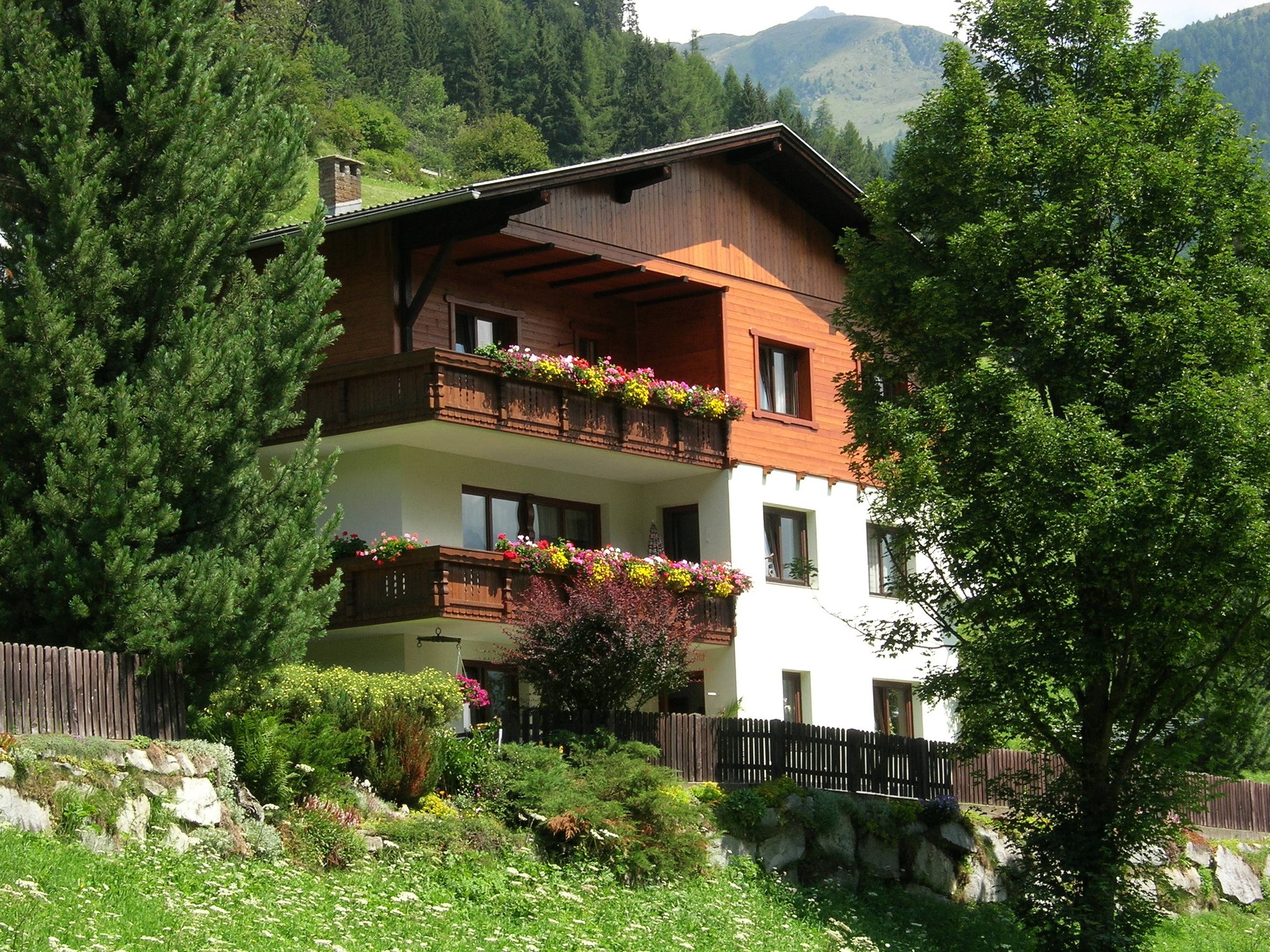 House in Sankt Jakob in Defereggen, Austria HD Wallpaper