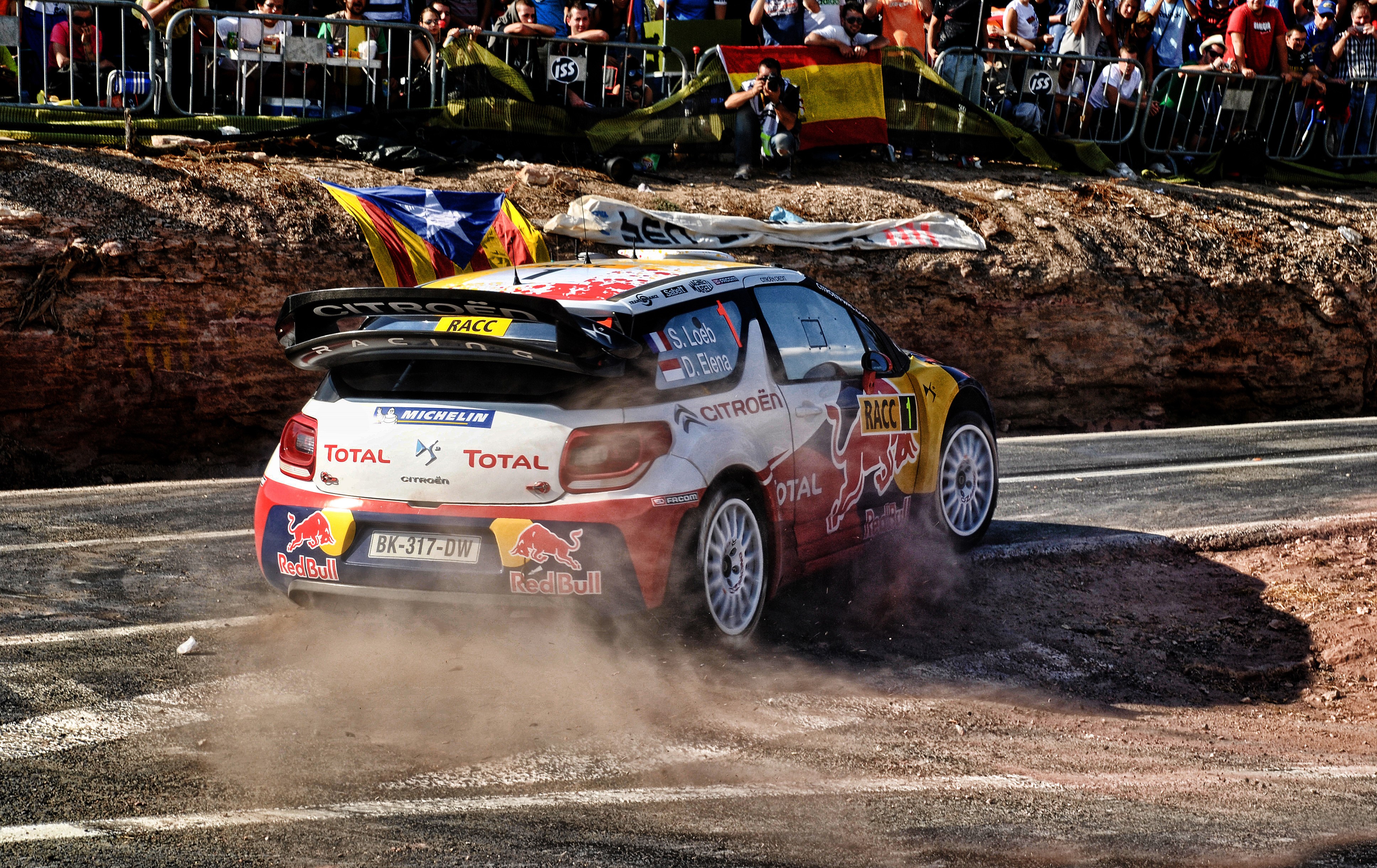 Citroen DS3 WRC car by Red Bull HD Wallpaper