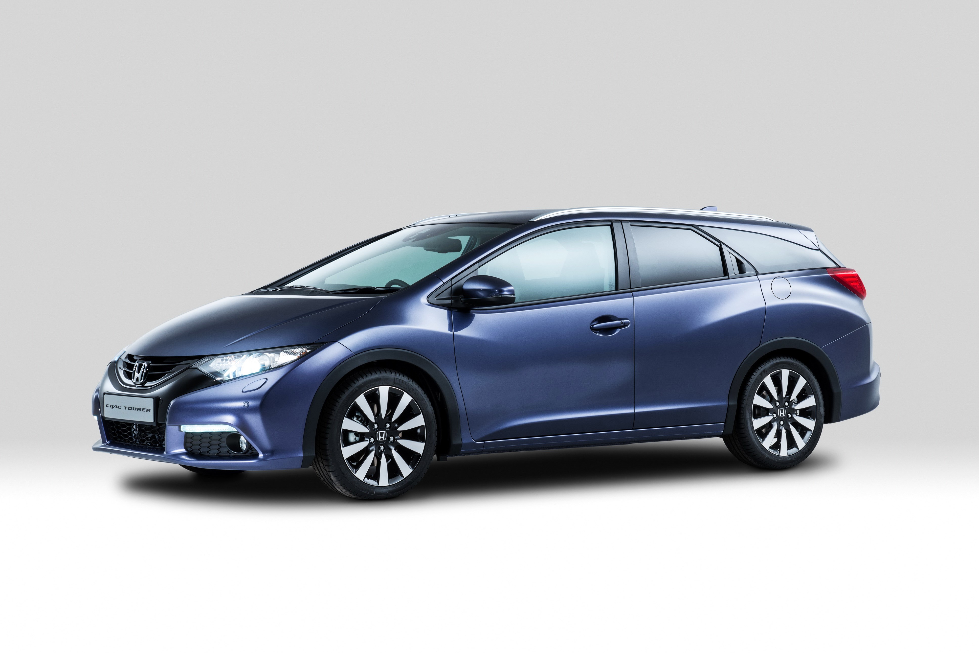 2013 Honda Civic Tourer Blue HD Wallpaper