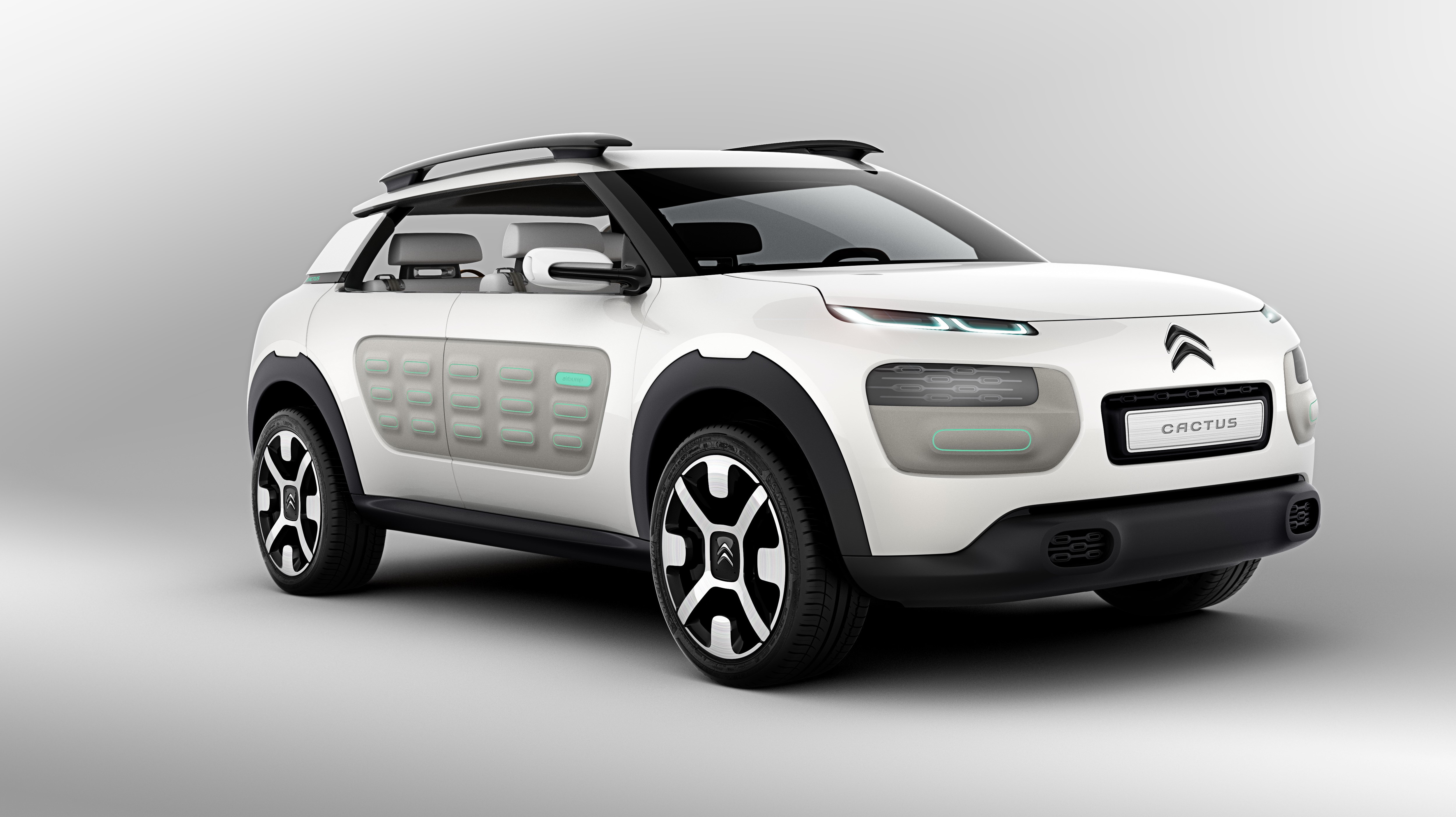 White Citroen Cactus Concept Car HD Wallpaper