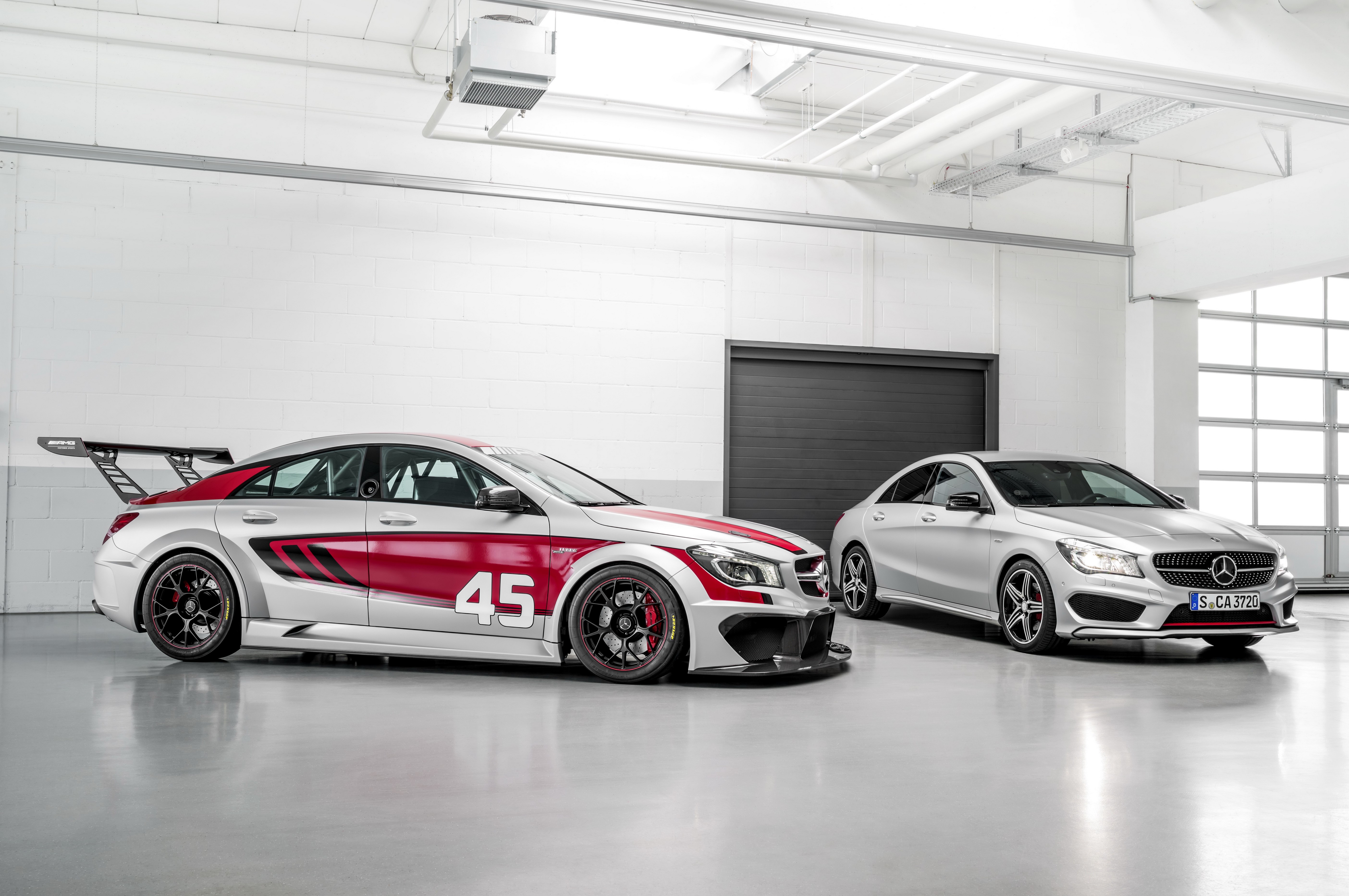 Mercedes-Benz CLA 45 AMG Racing Series cars HD Wallpaper
