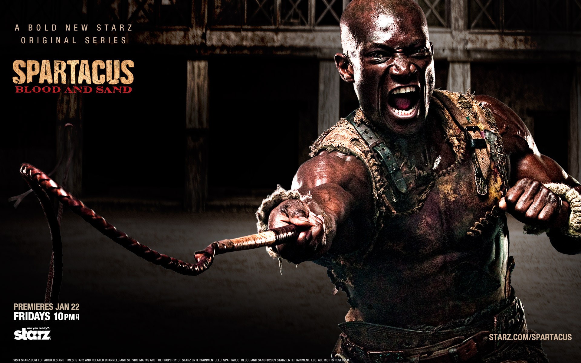 Spartacus: Blood and Sand Gladiator with Whip HD Wallpaper