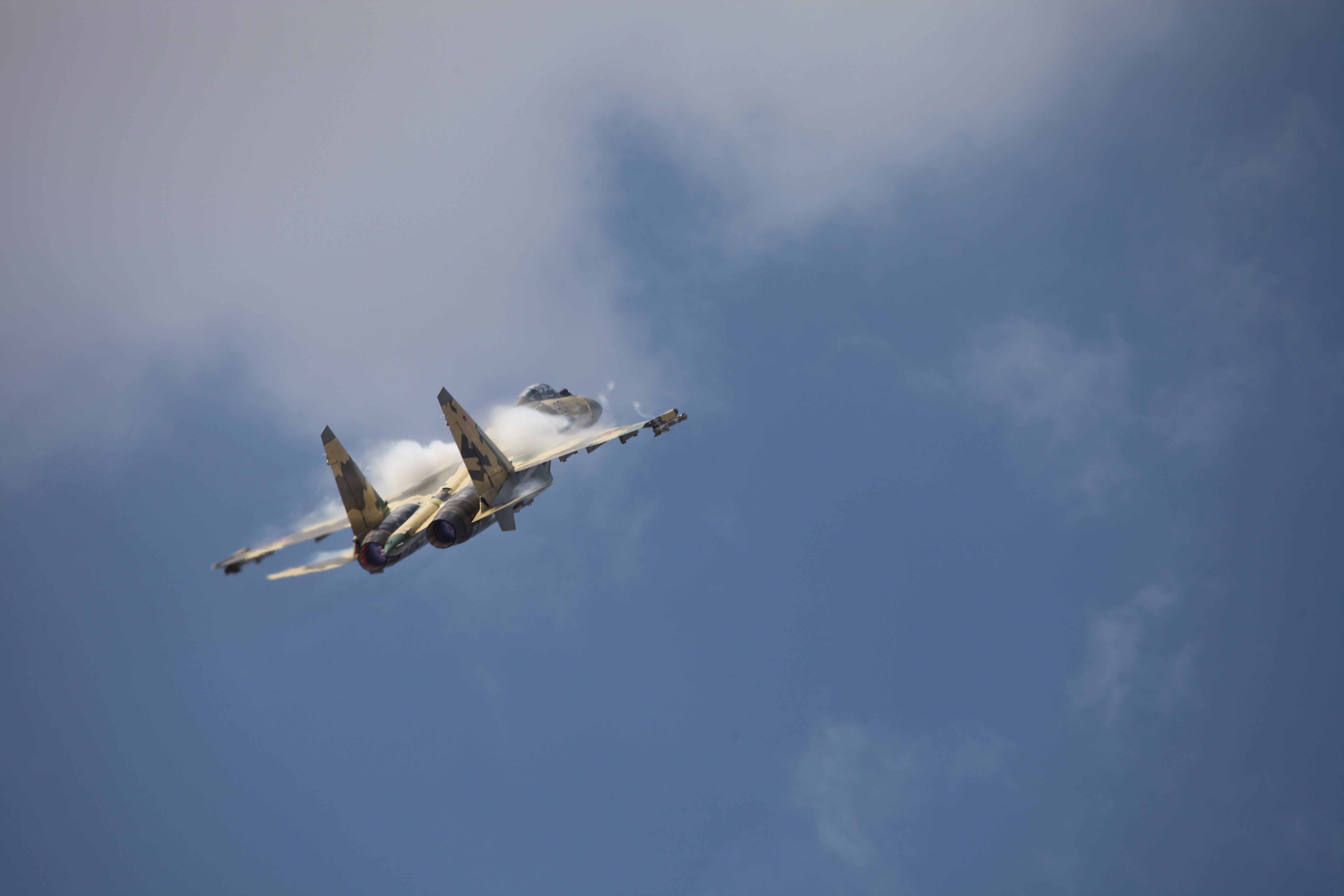 Fighter Airplane in the Sky HD Wallpaper