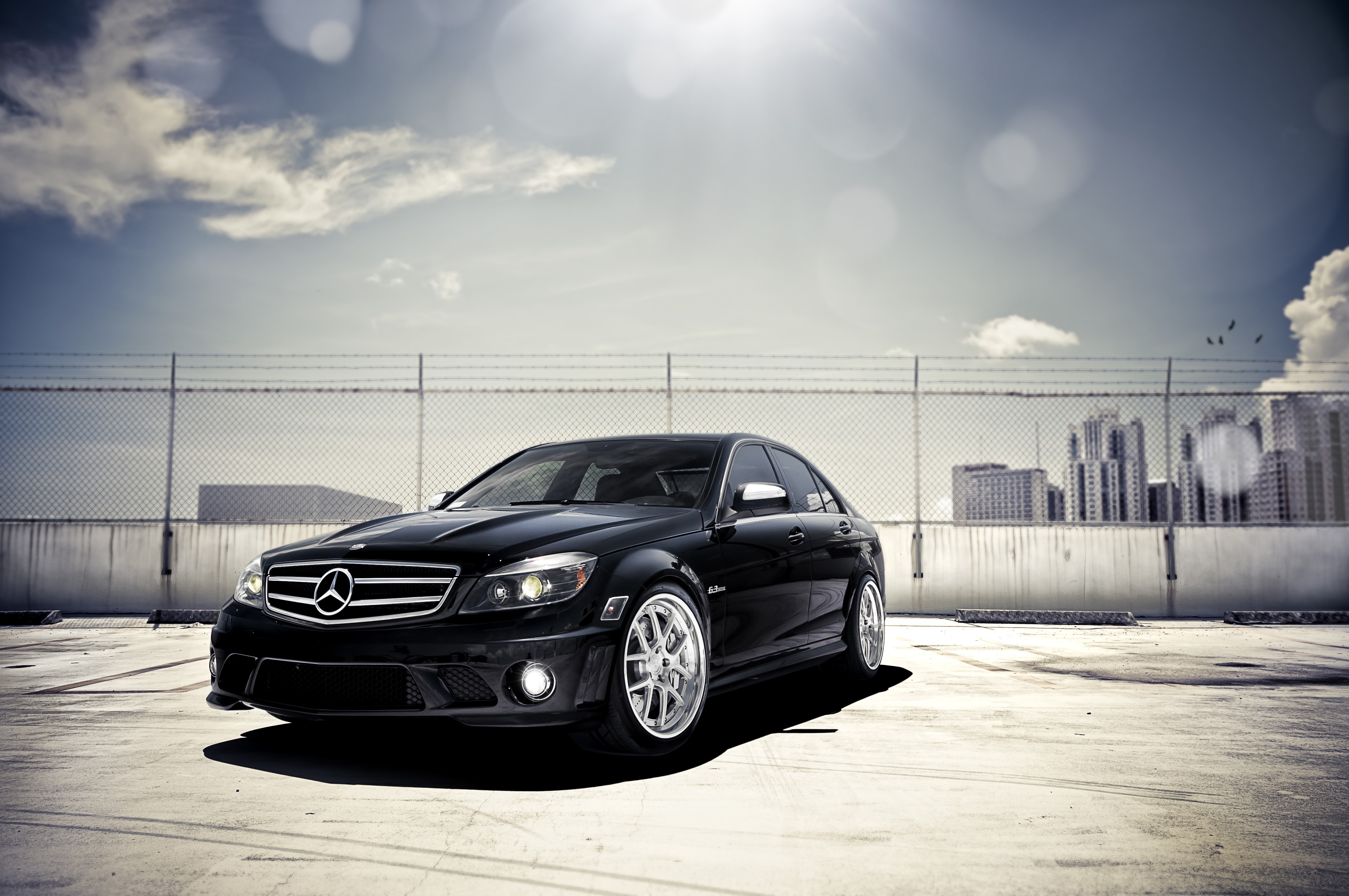 4K Mercedes-Benz C-Klasse C 63 Sedan HD Wallpaper