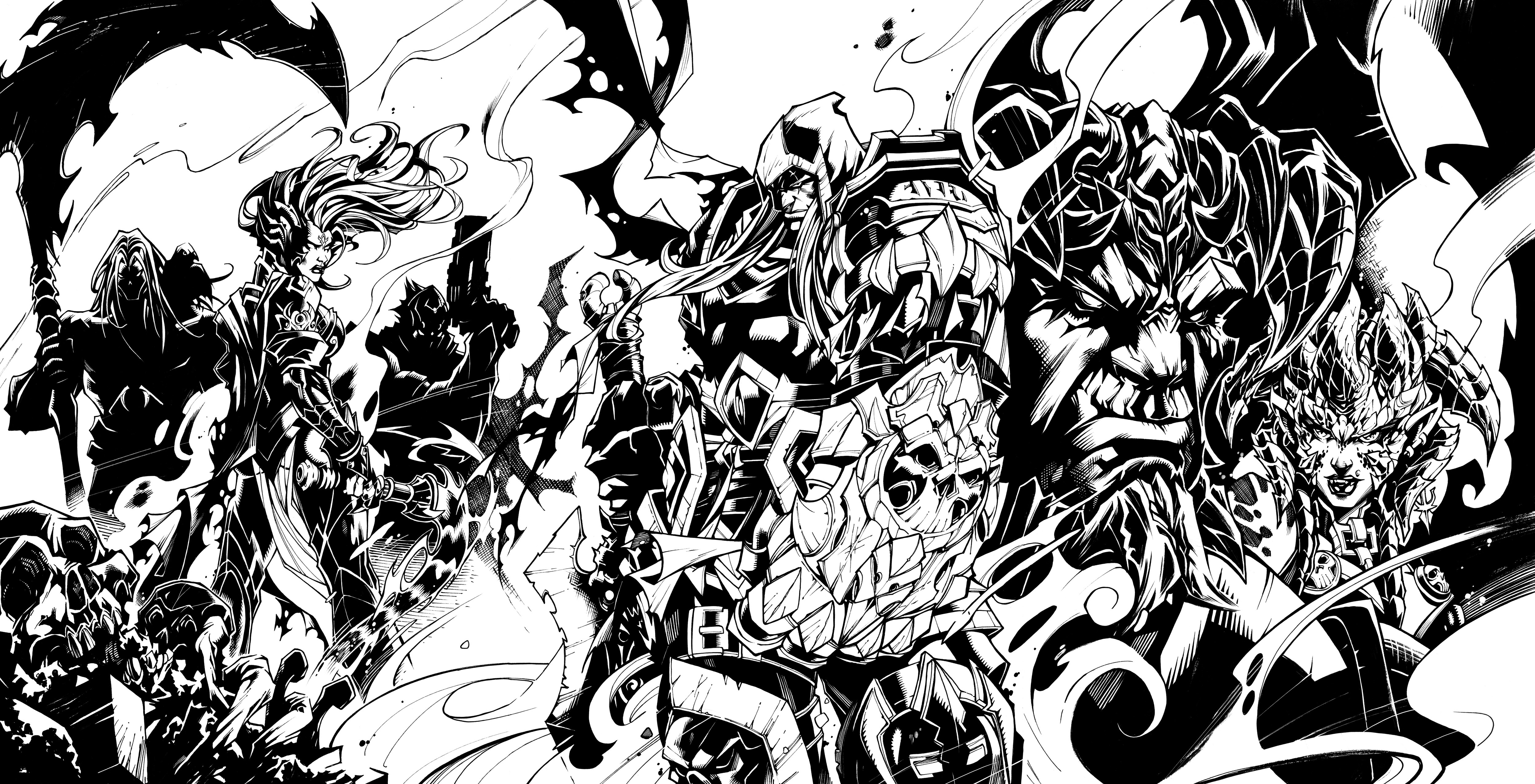 Heroes from Darksiders comic HD Wallpaper