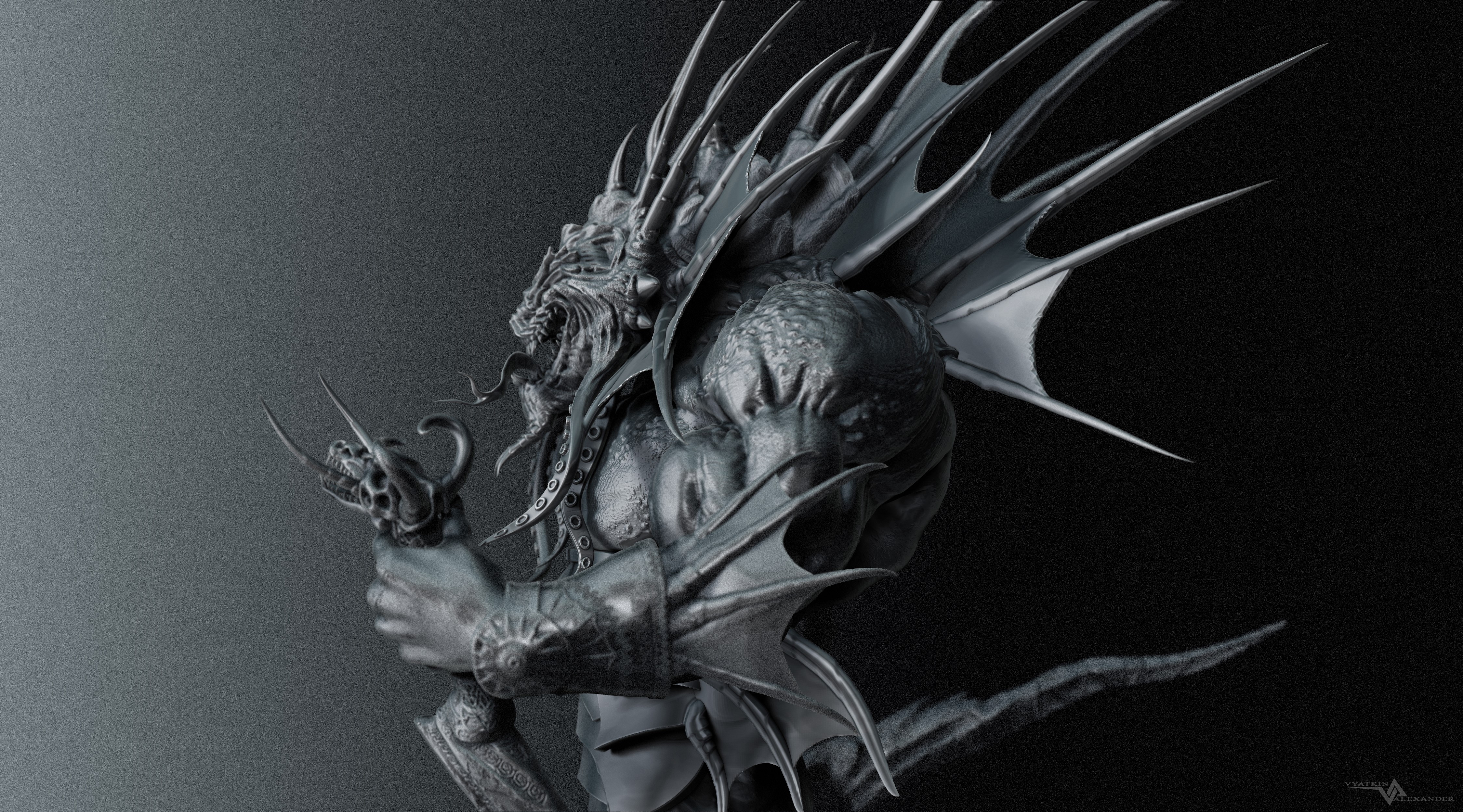 Monstrous warrior from World of Warcraft HD Wallpaper