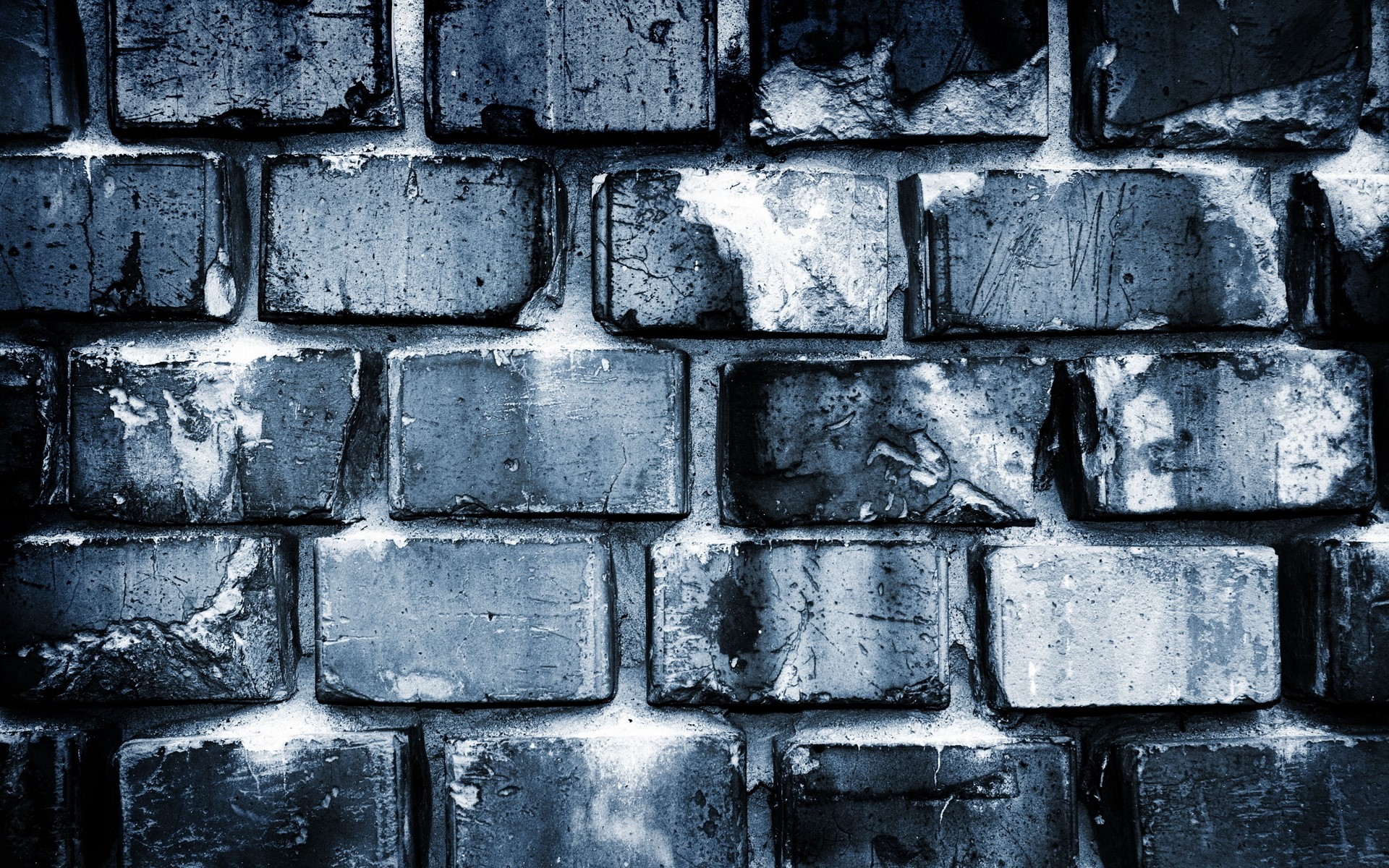 Close-up texture of a weathered brick wall HD Wallpaper