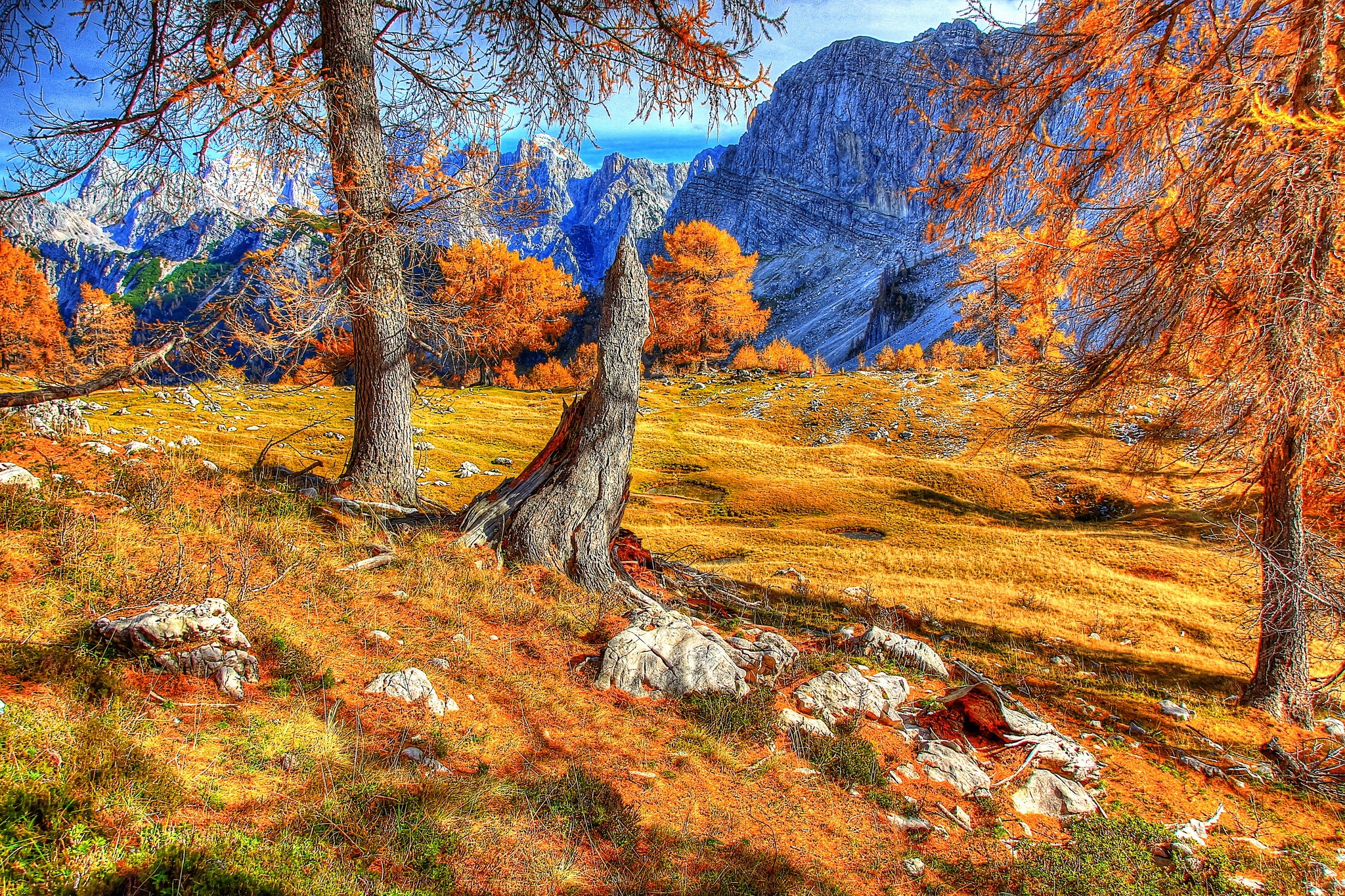 Autumn in the Julian Alps, Slovenia HD Wallpaper