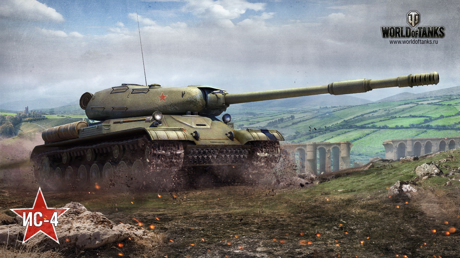 IS-4 Tank from World of Tanks HD Wallpaper