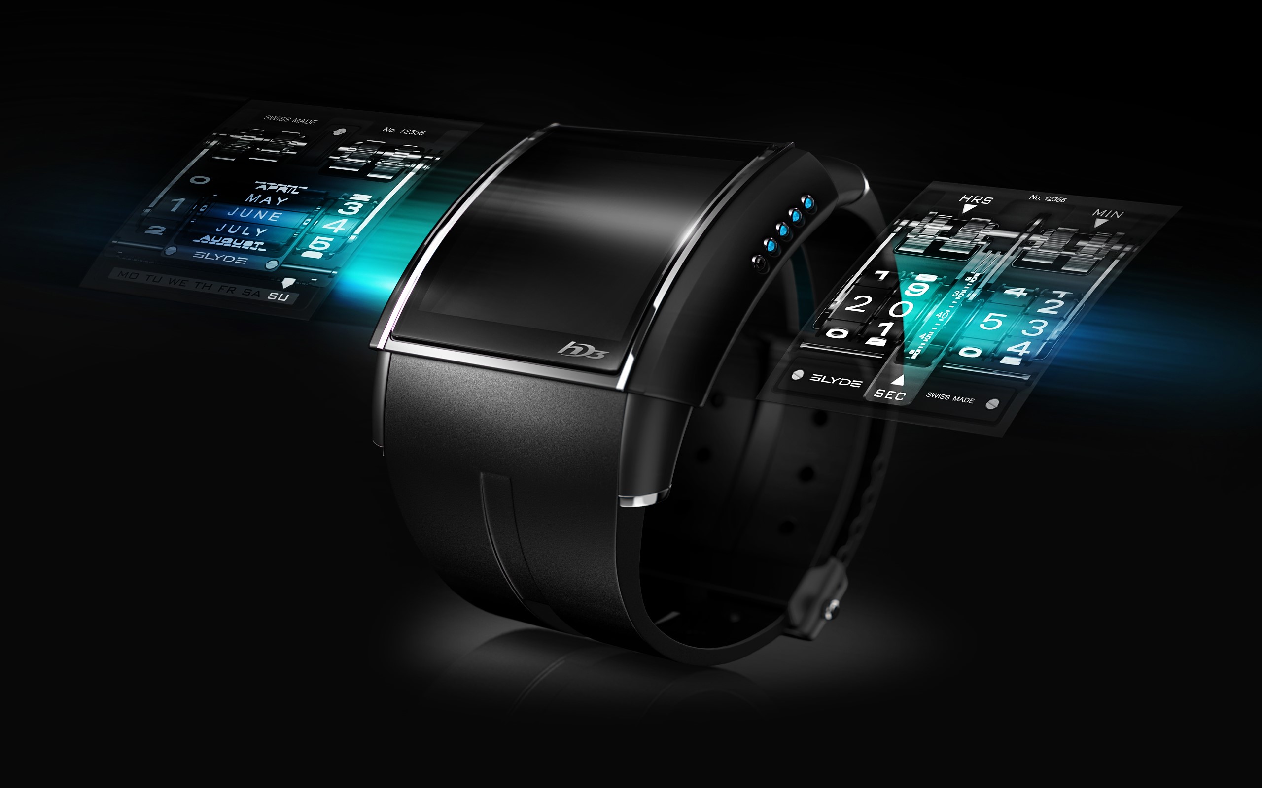 HD3 Slyde watch with holographic displays HD Wallpaper