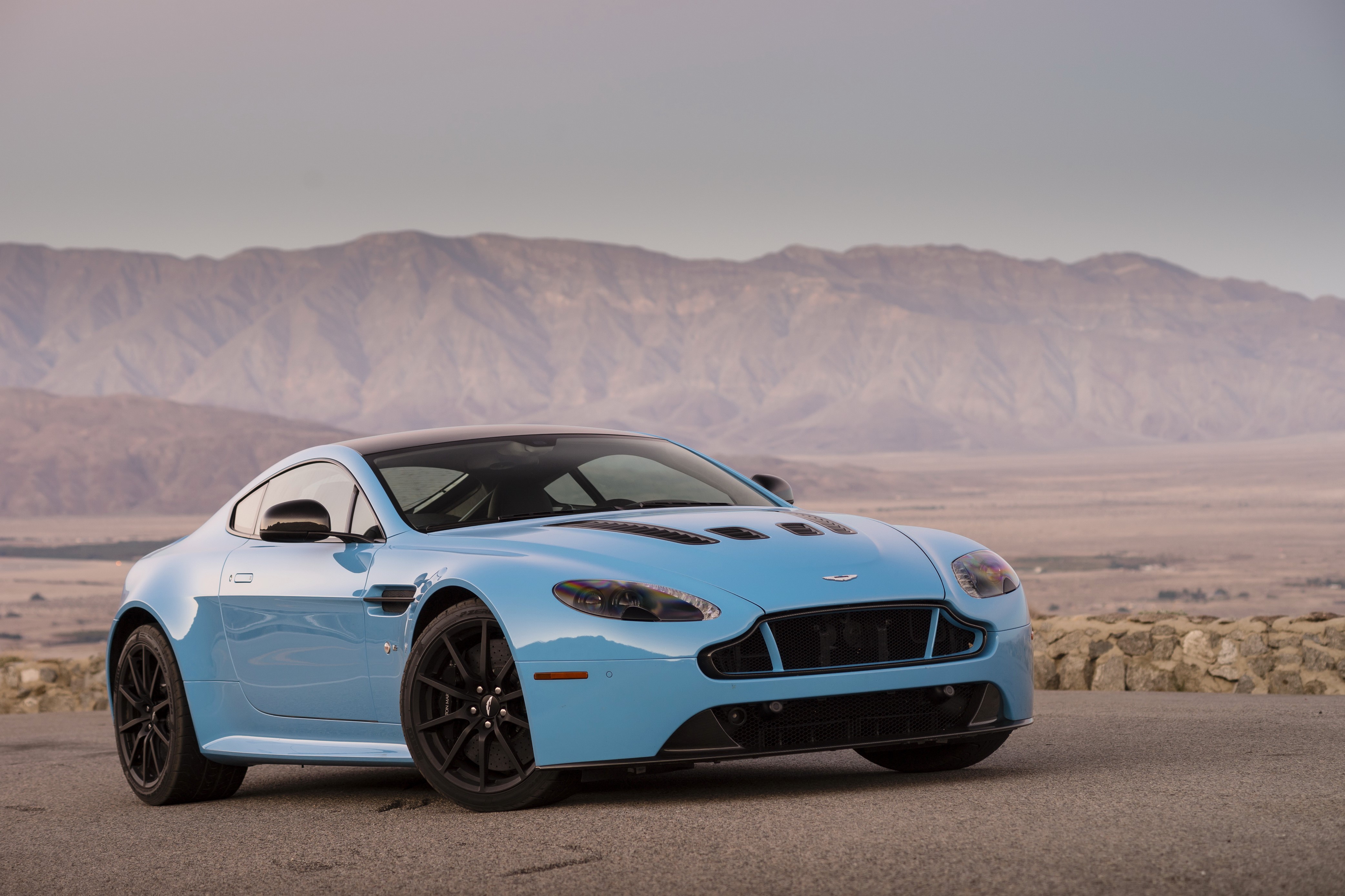 Light Blue 2013 Aston Martin V12 Vantage S HD Wallpaper