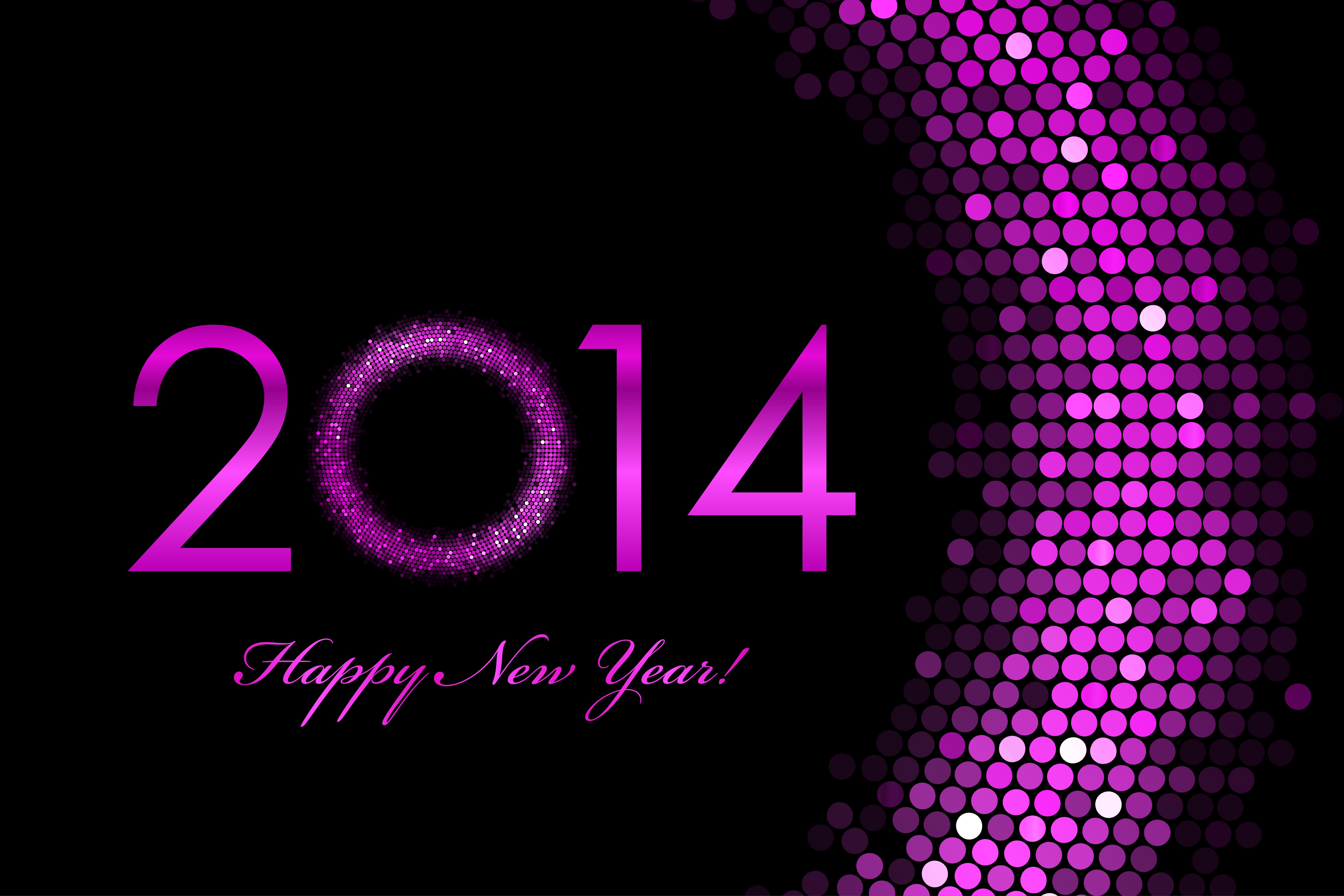 Happy New Year 2014 HD Wallpaper
