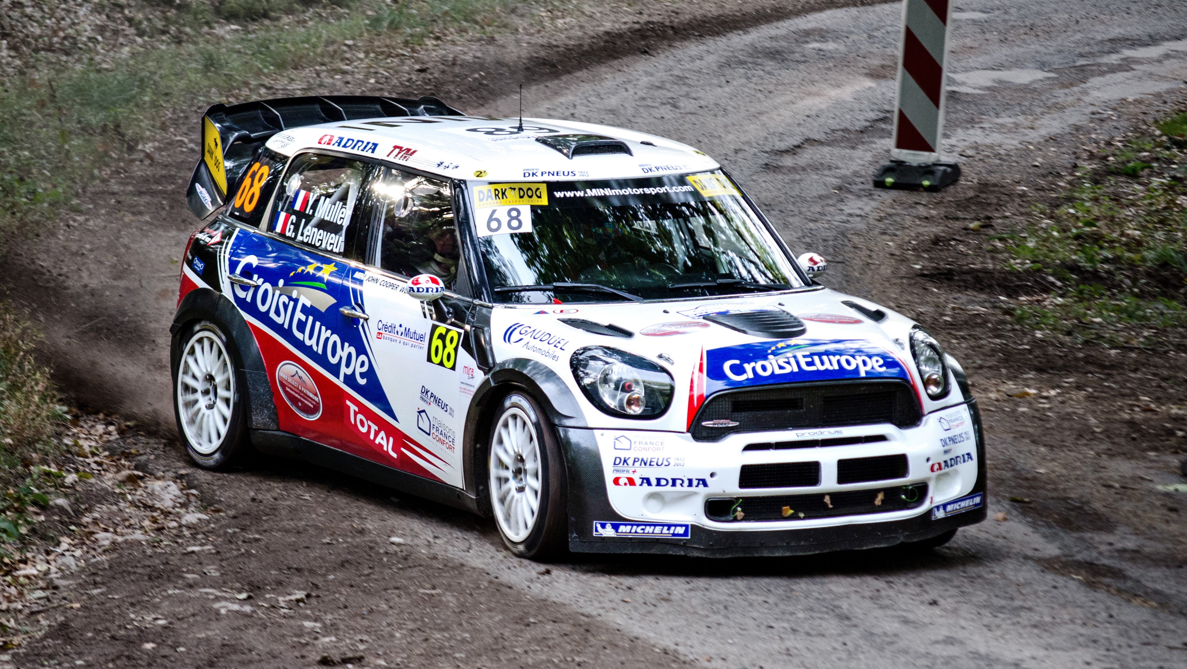 Mini Cooper Rally Car with "Croisi Europe" Livery HD Wallpaper
