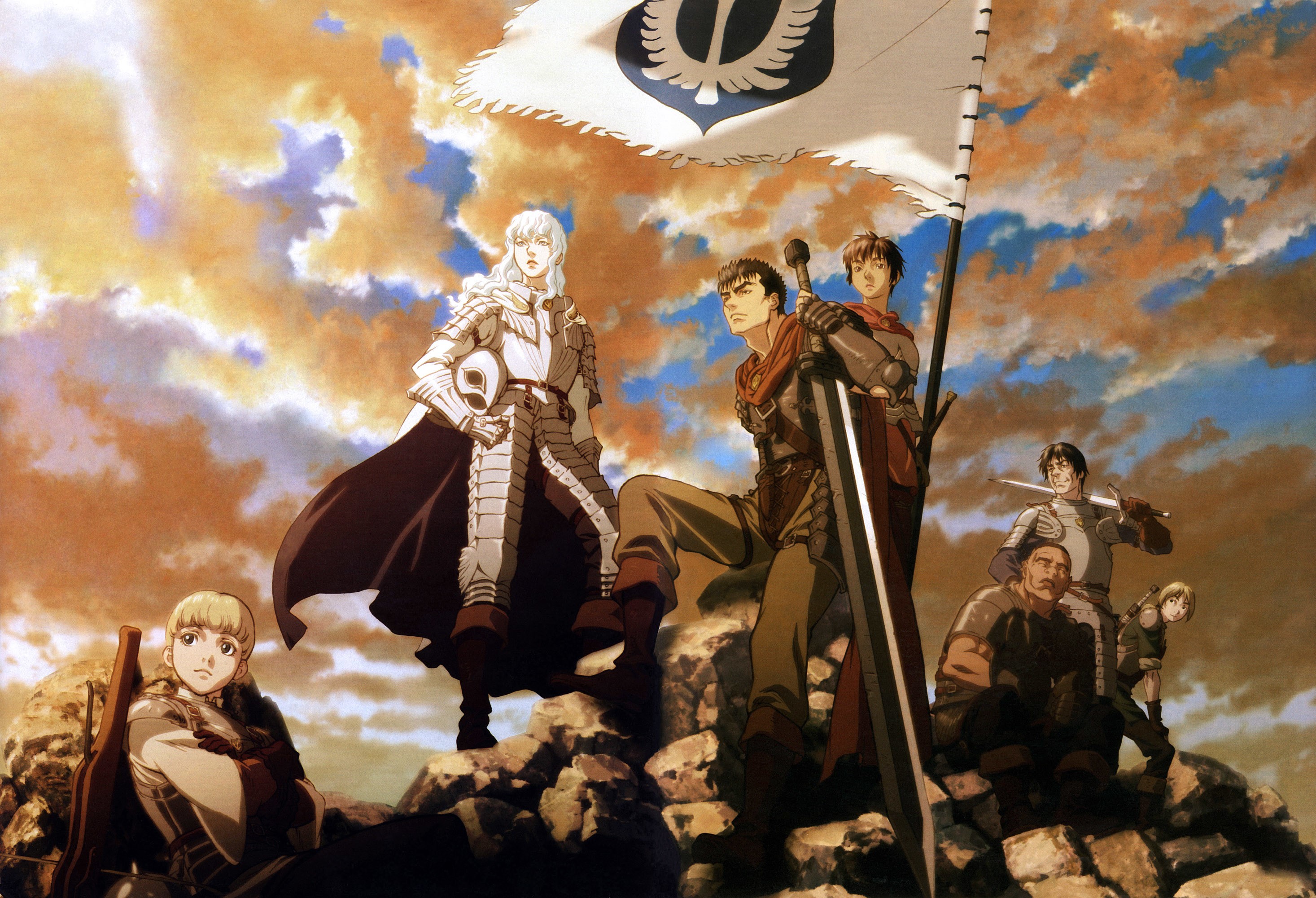 Griffith and the Band of the Hawk from Berserk HD Wallpaper