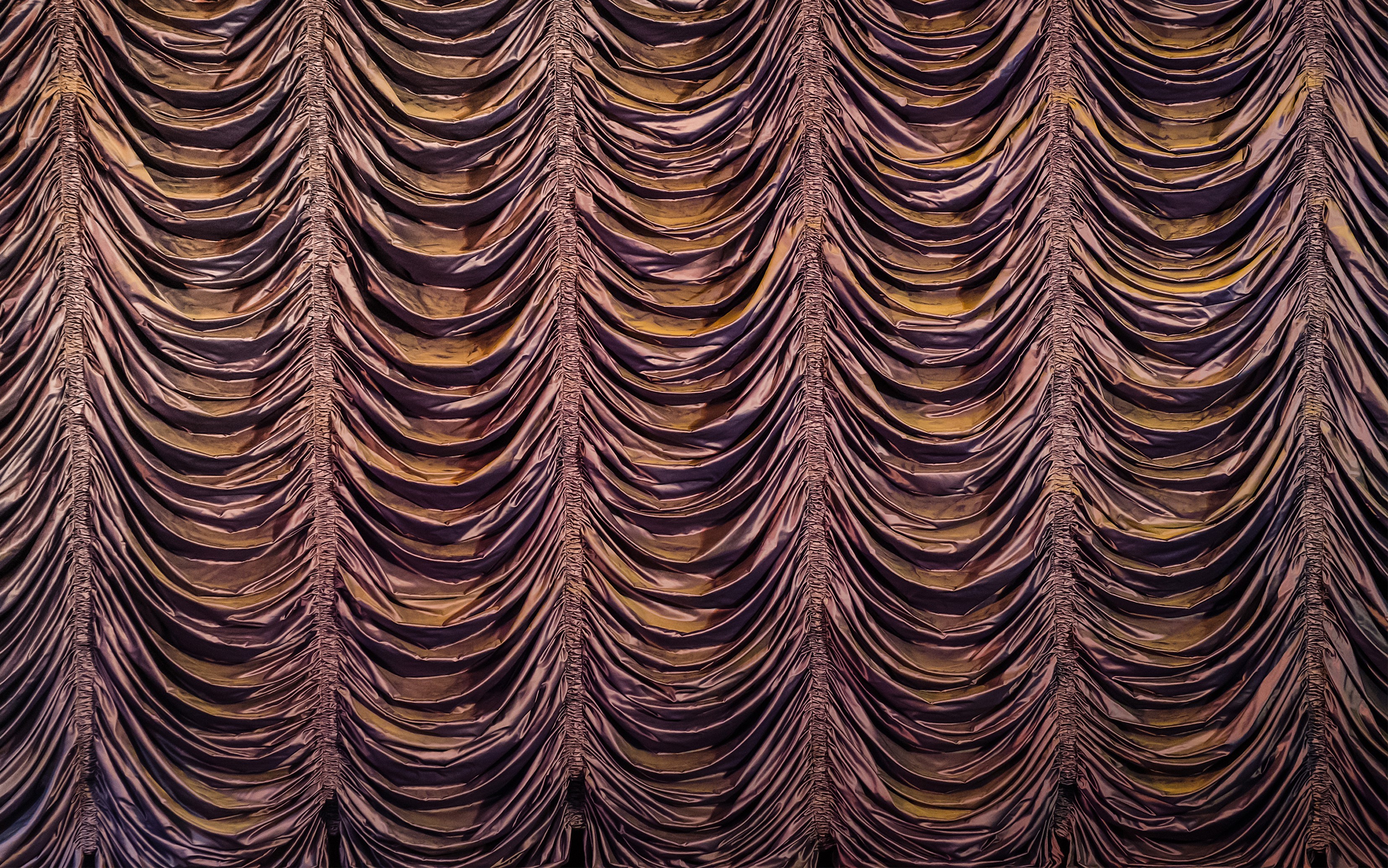 Drapery fabric with vertical pleats HD Wallpaper