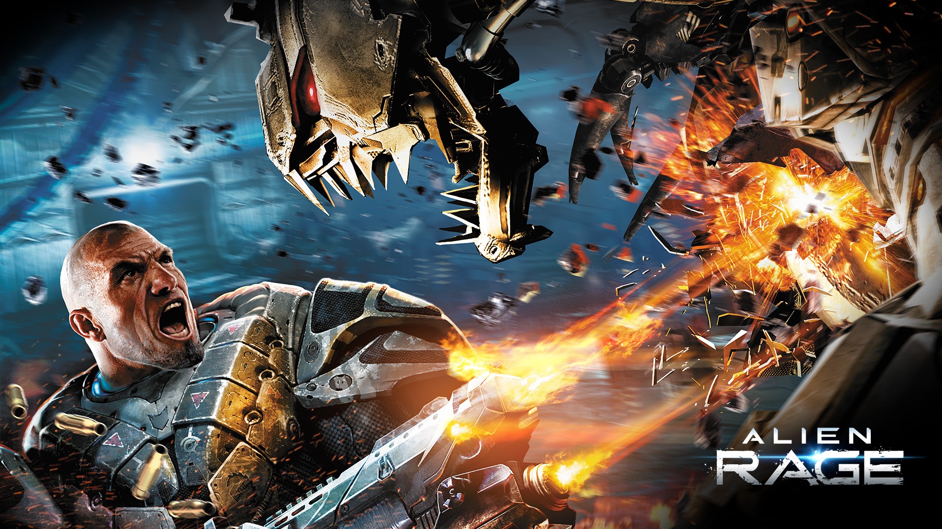 Alien Rage game cover art HD Wallpaper