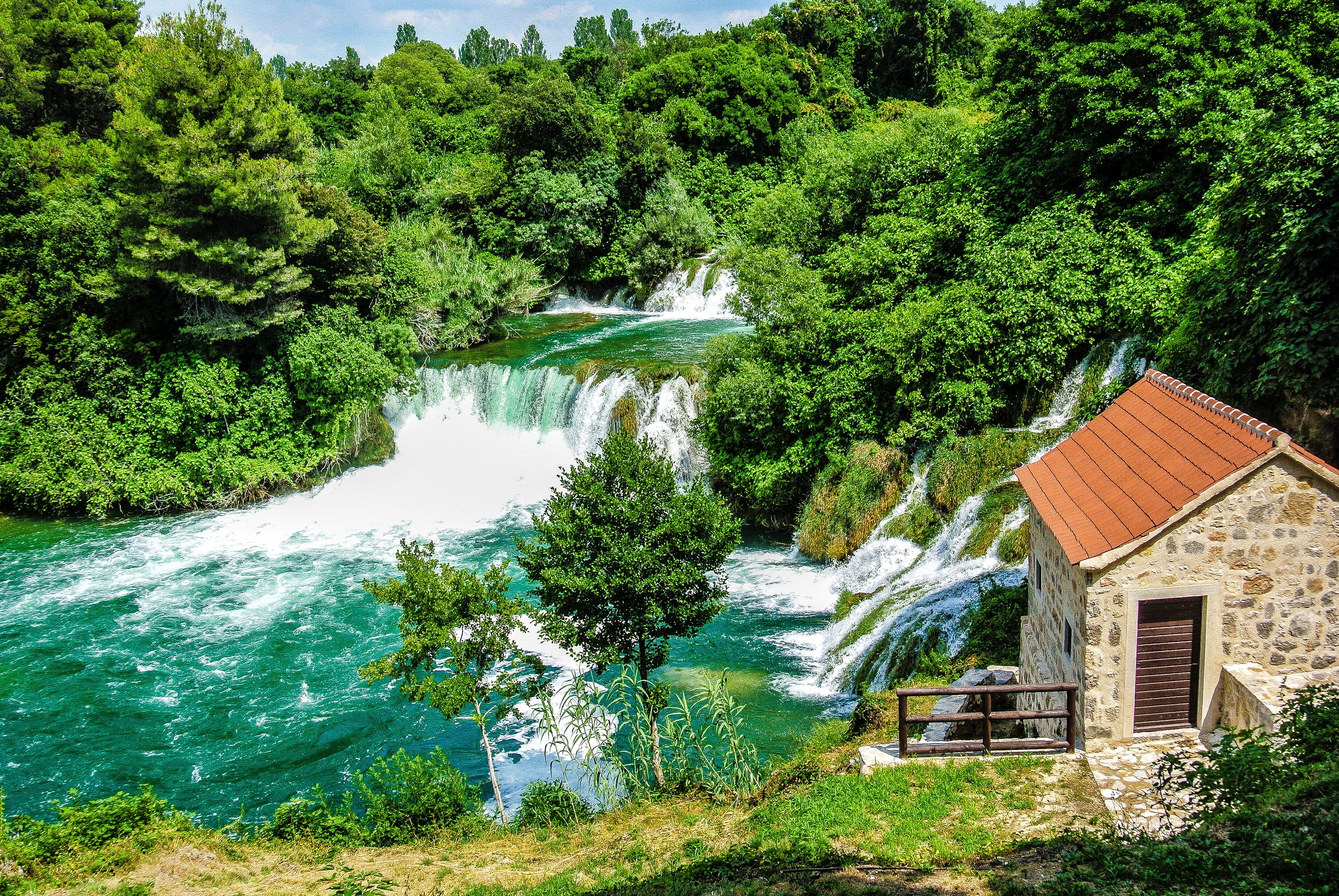 Krka Waterfalls National Park, Croatia HD Wallpaper