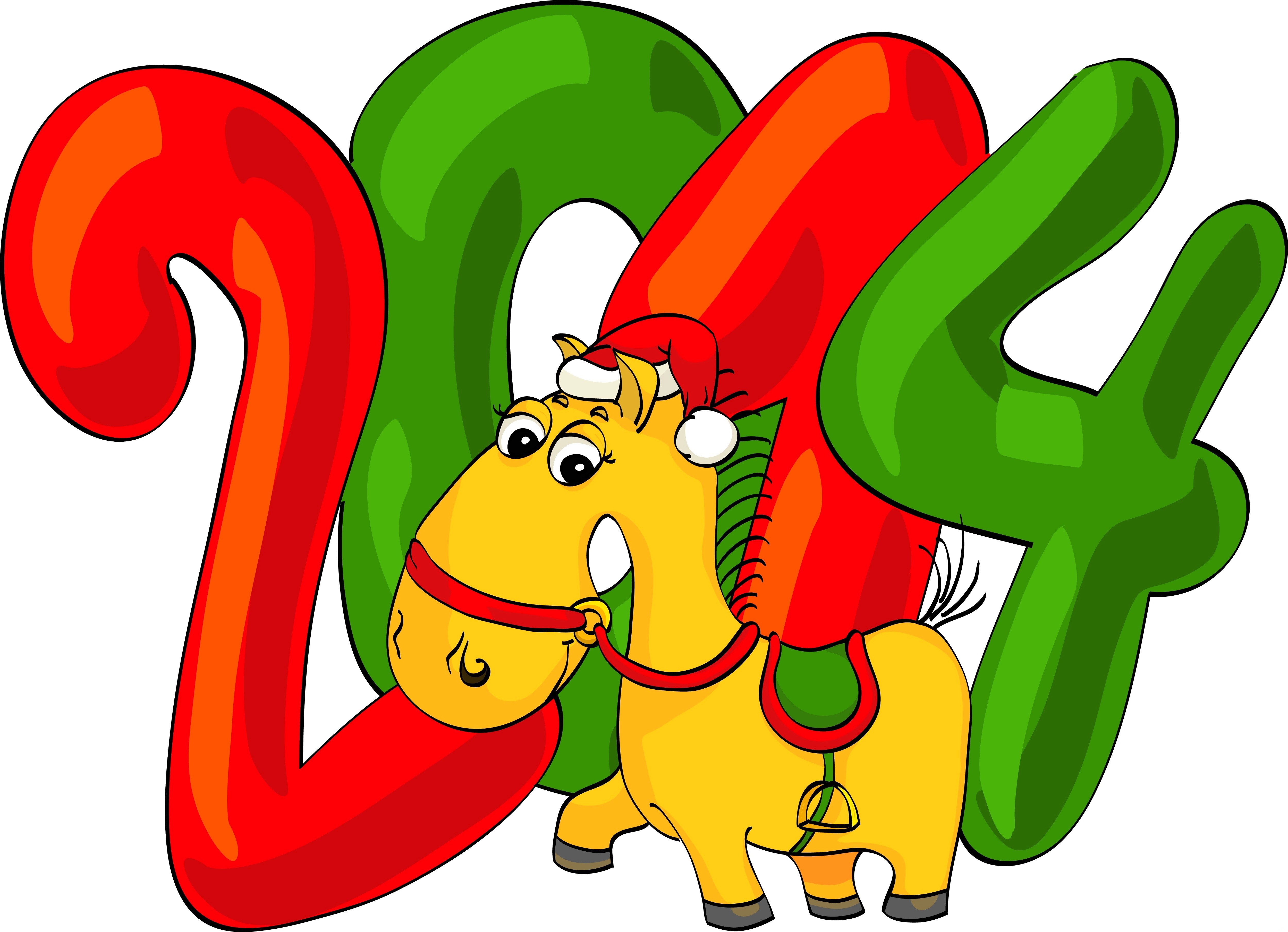 2014 Christmas Horse HD Wallpaper