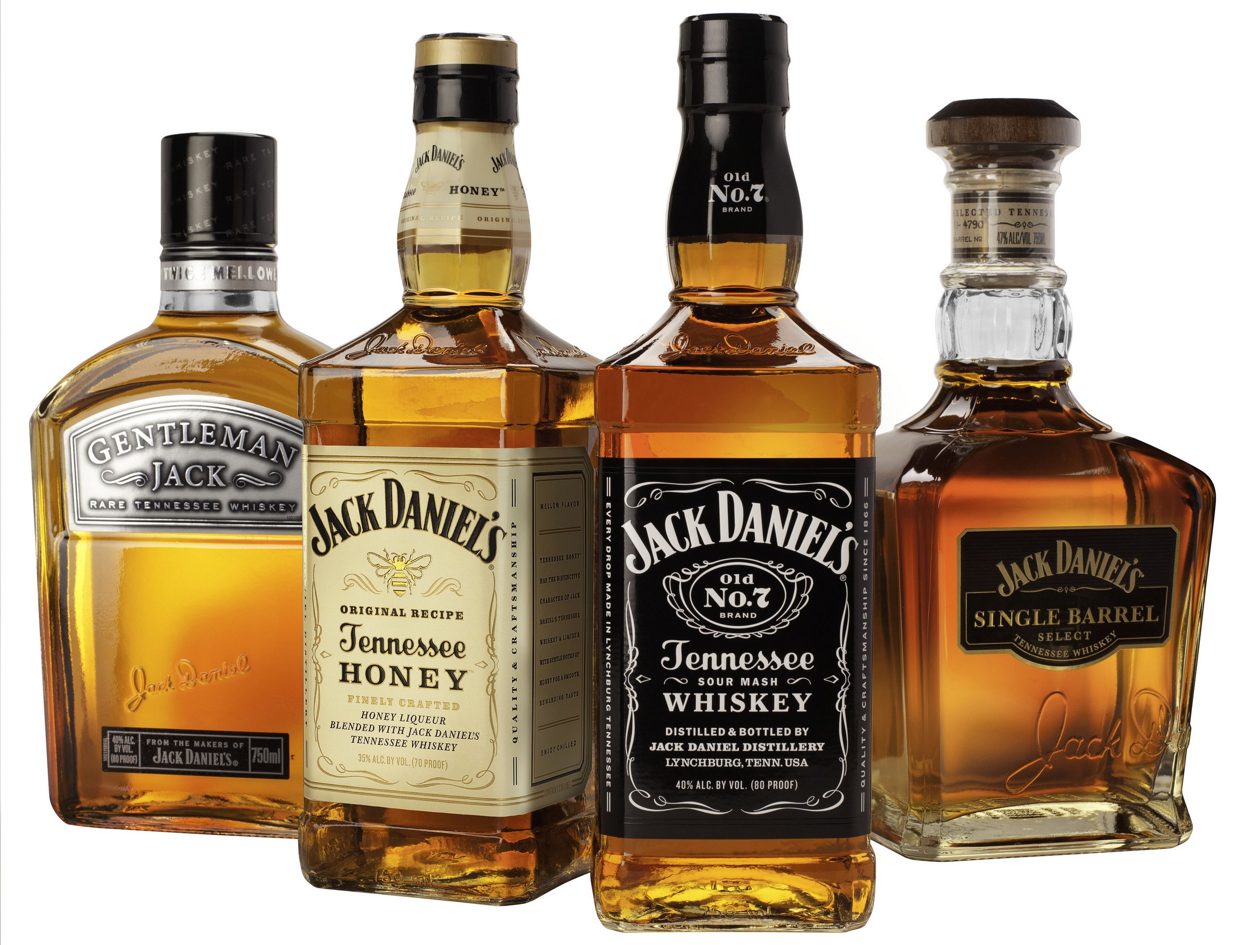 Jack Daniel's Tennessee Whiskey Bottles HD Wallpaper