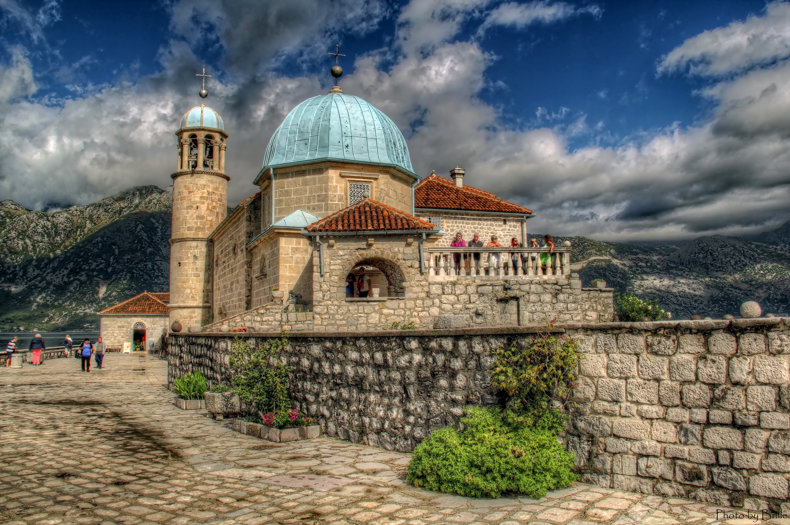 Our Lady of the Rocks Church, Perast, Montenegro HD Wallpaper