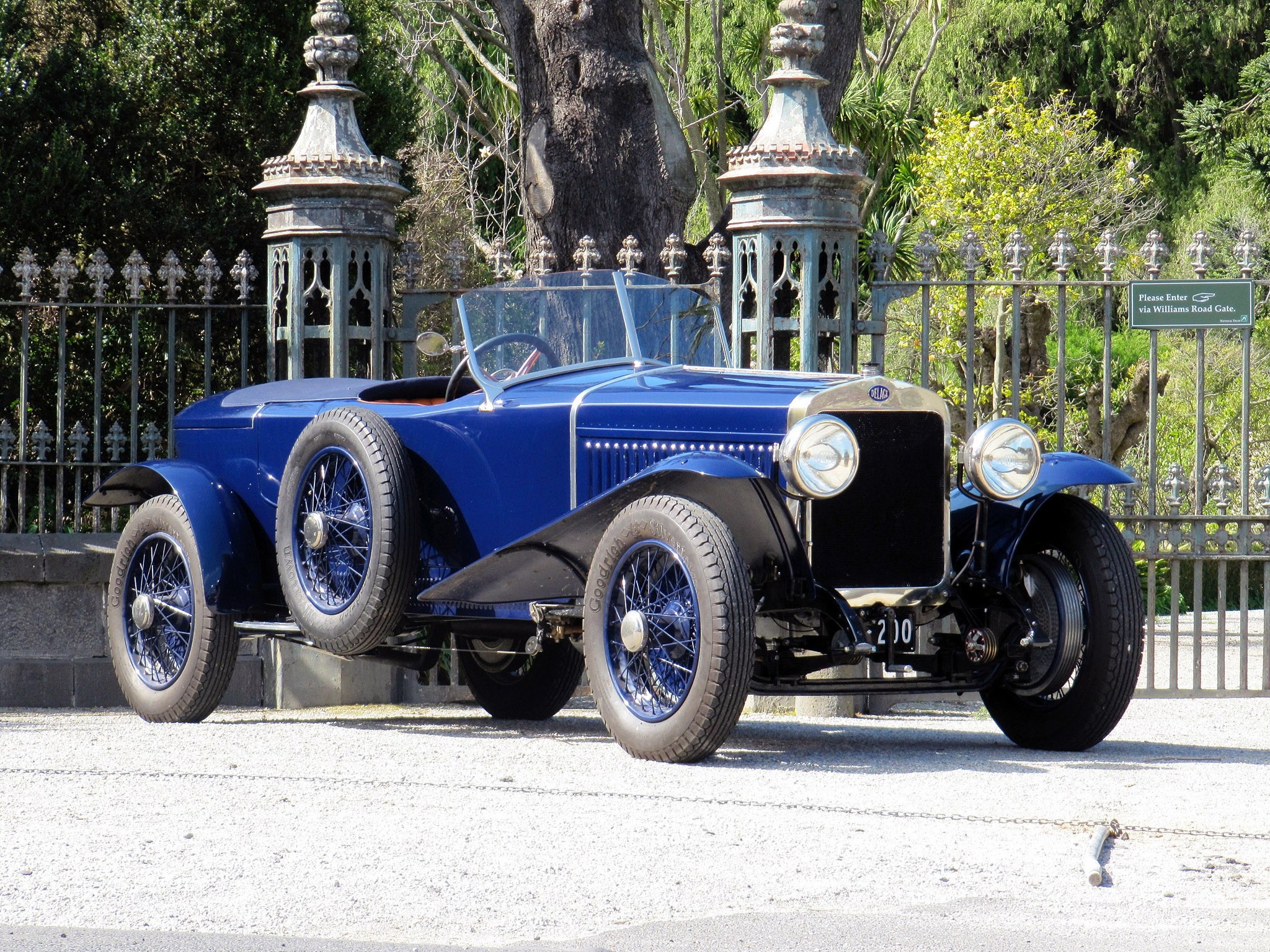 1922 Delage CO2 Dual Cowl Tourer HD Wallpaper