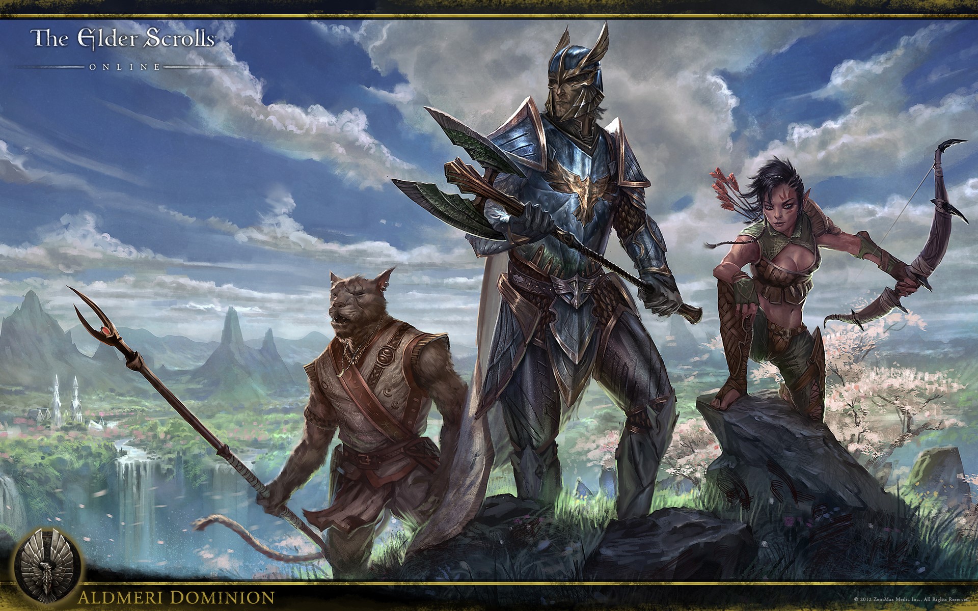 The Elder Scrolls Online: Aldmeri Dominion Characters HD Wallpaper