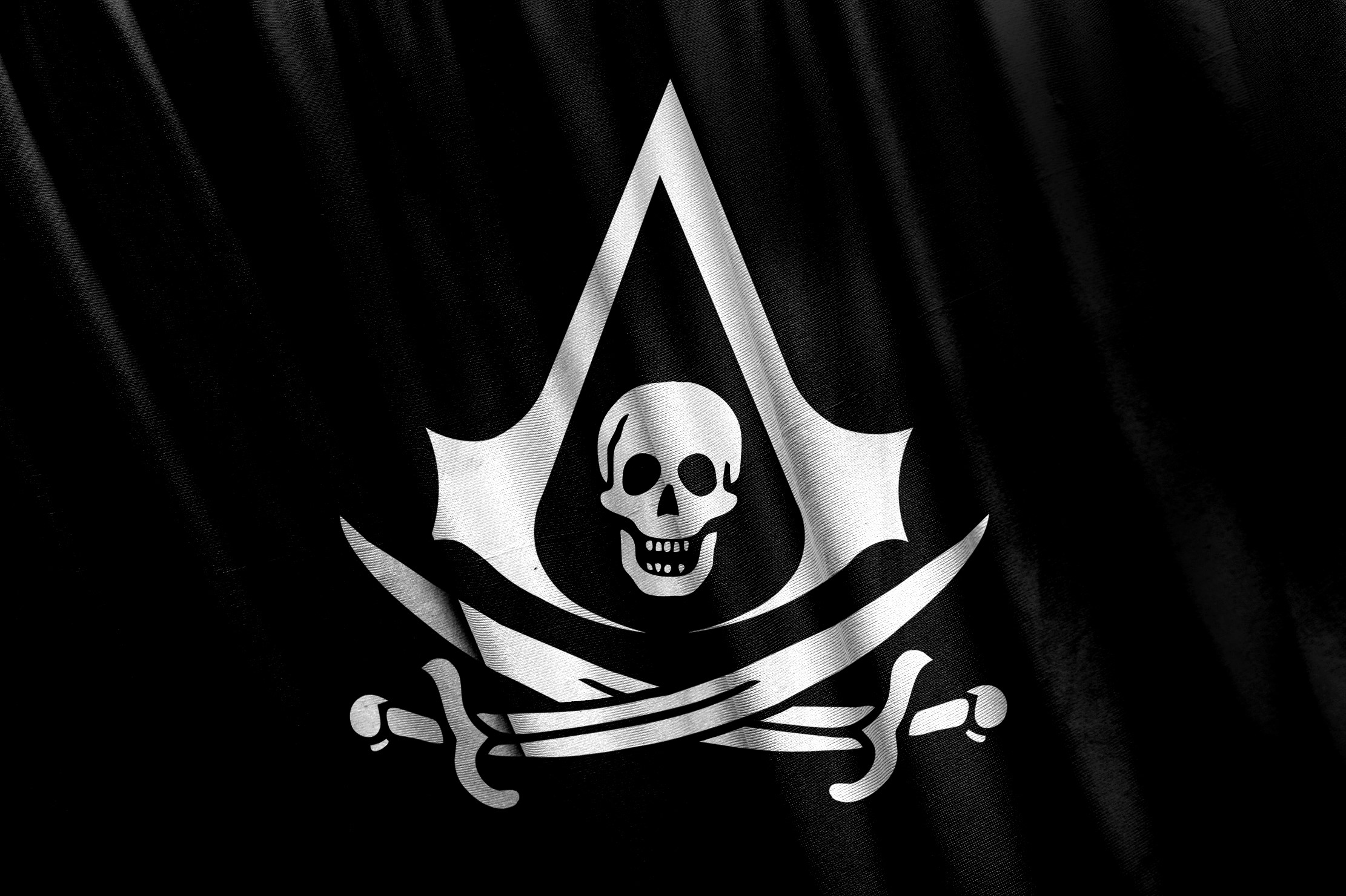 Assassin's Creed IV: Black Flag Pirate Flag HD Wallpaper