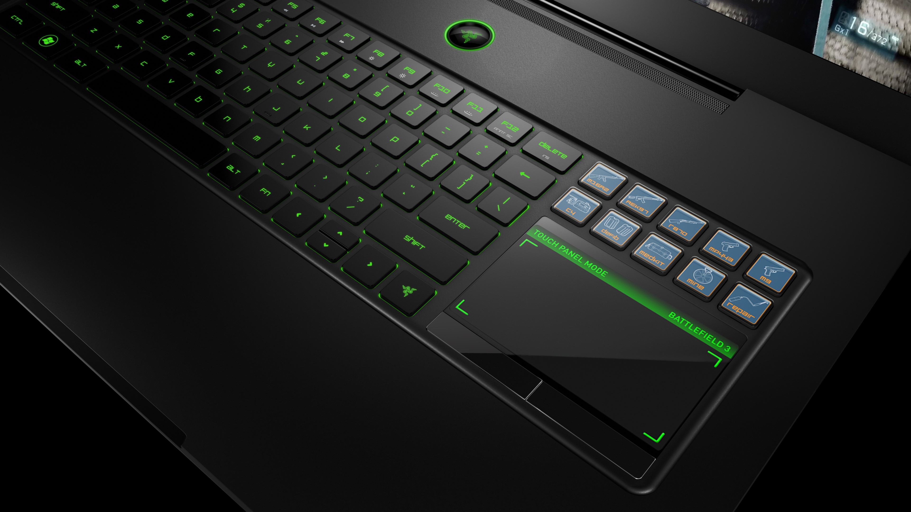 Razer Blade 4K Laptop Keyboard HD Wallpaper