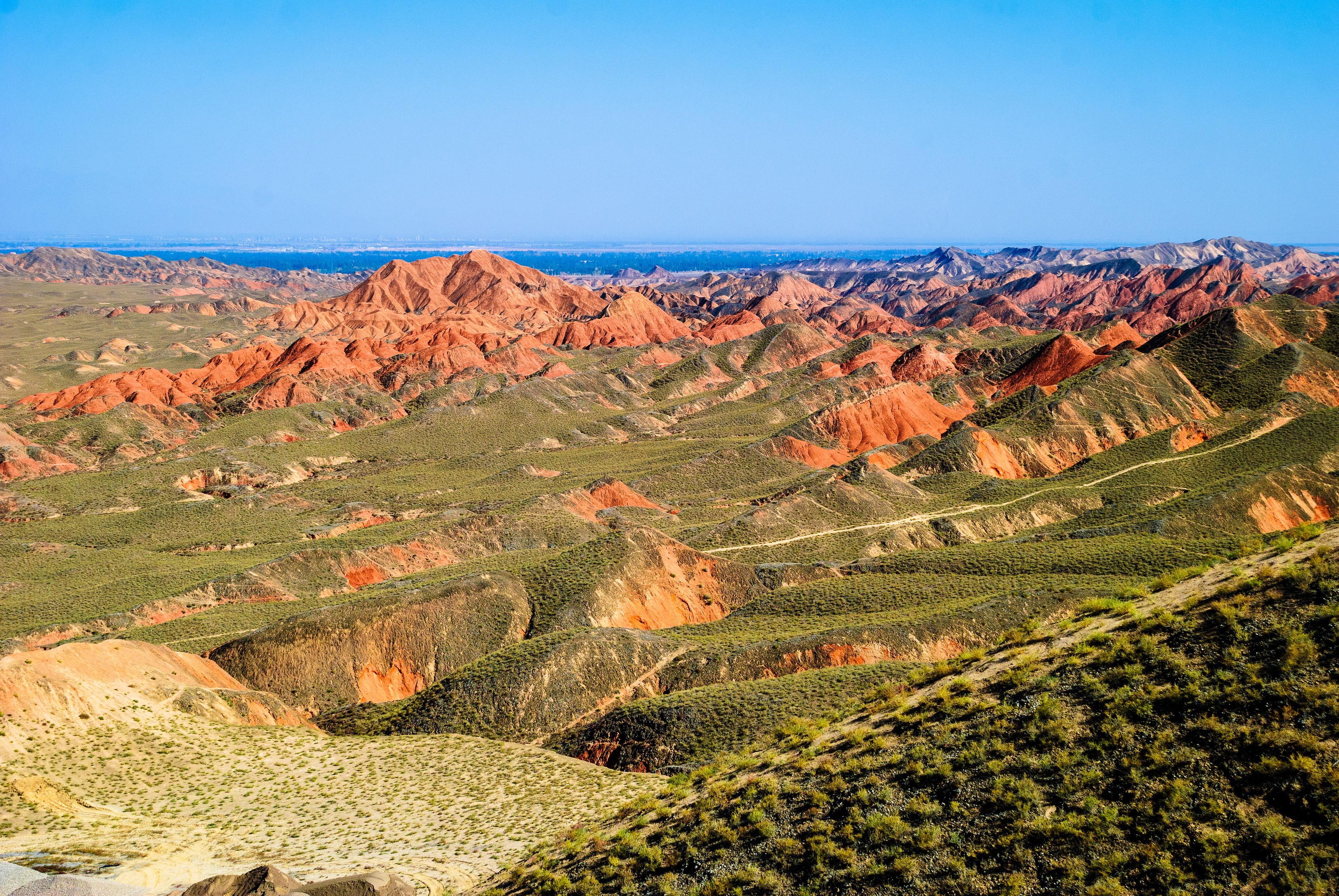 Zhangye Danxia Mountains in China HD Wallpaper