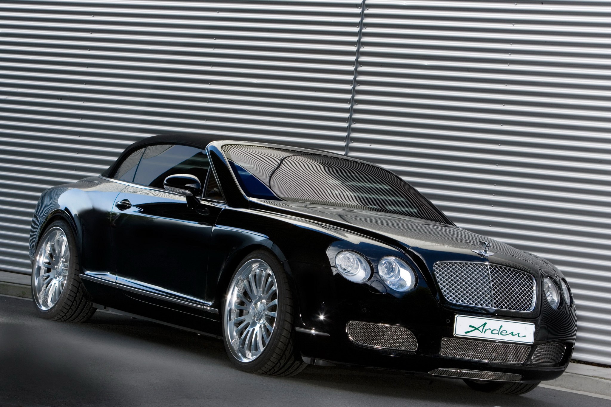 Black Bentley Continental GTC by Arden HD Wallpaper