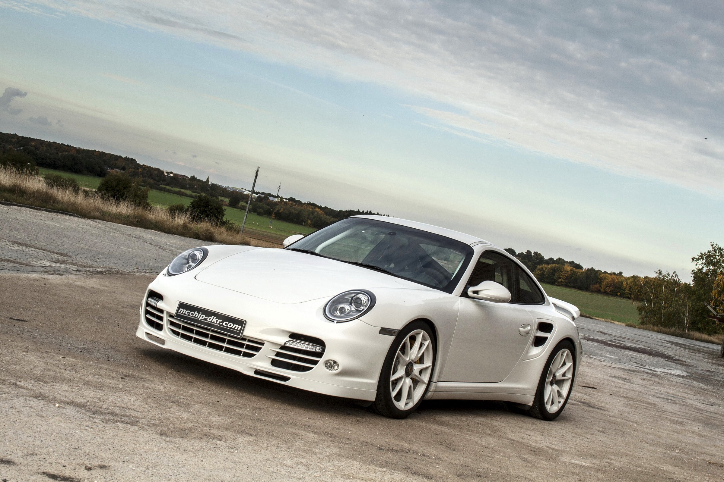 White 2013 Porsche 911 Turbo S HD Wallpaper