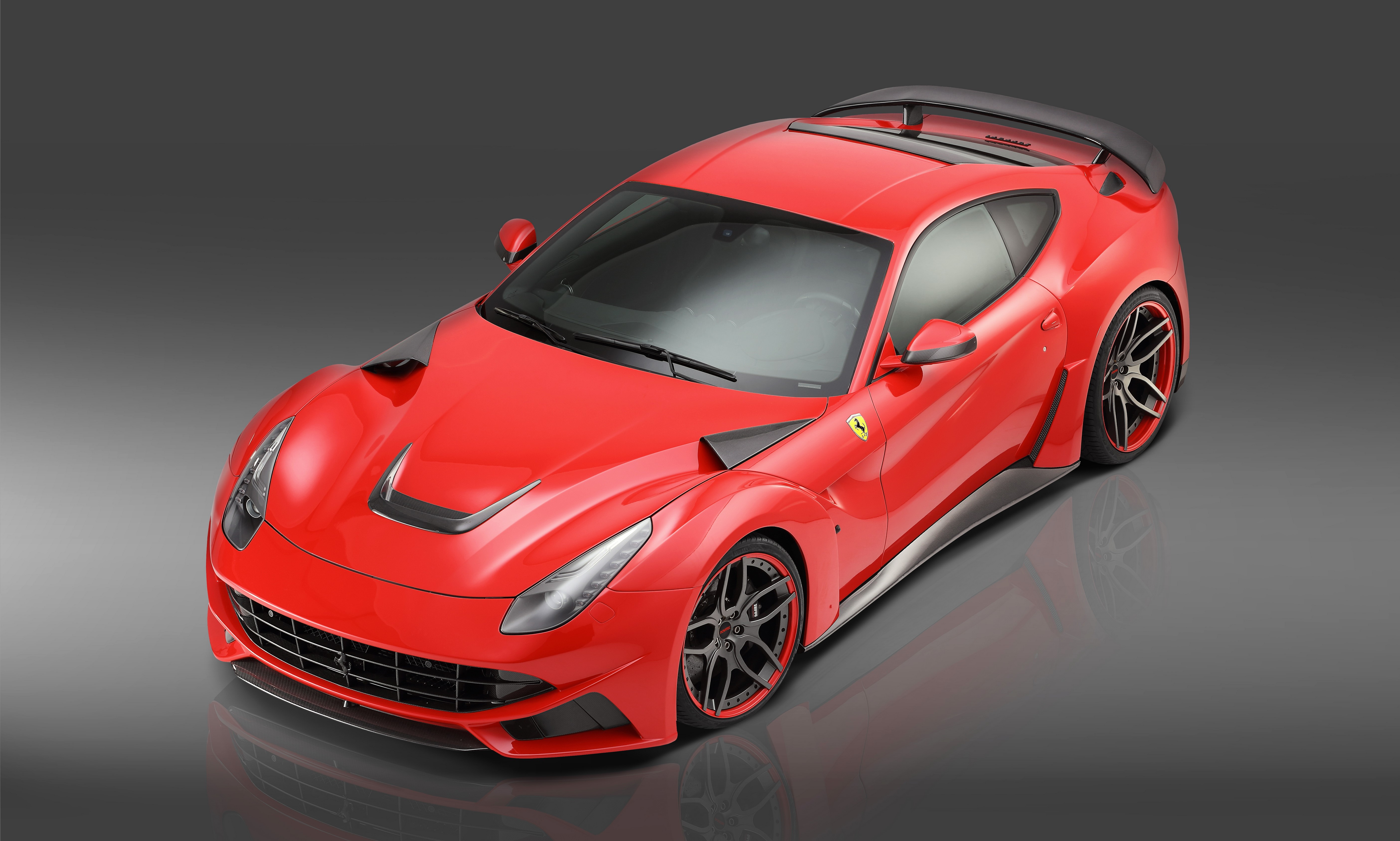 Red Novitec Ferrari F12berlinetta HD Wallpaper