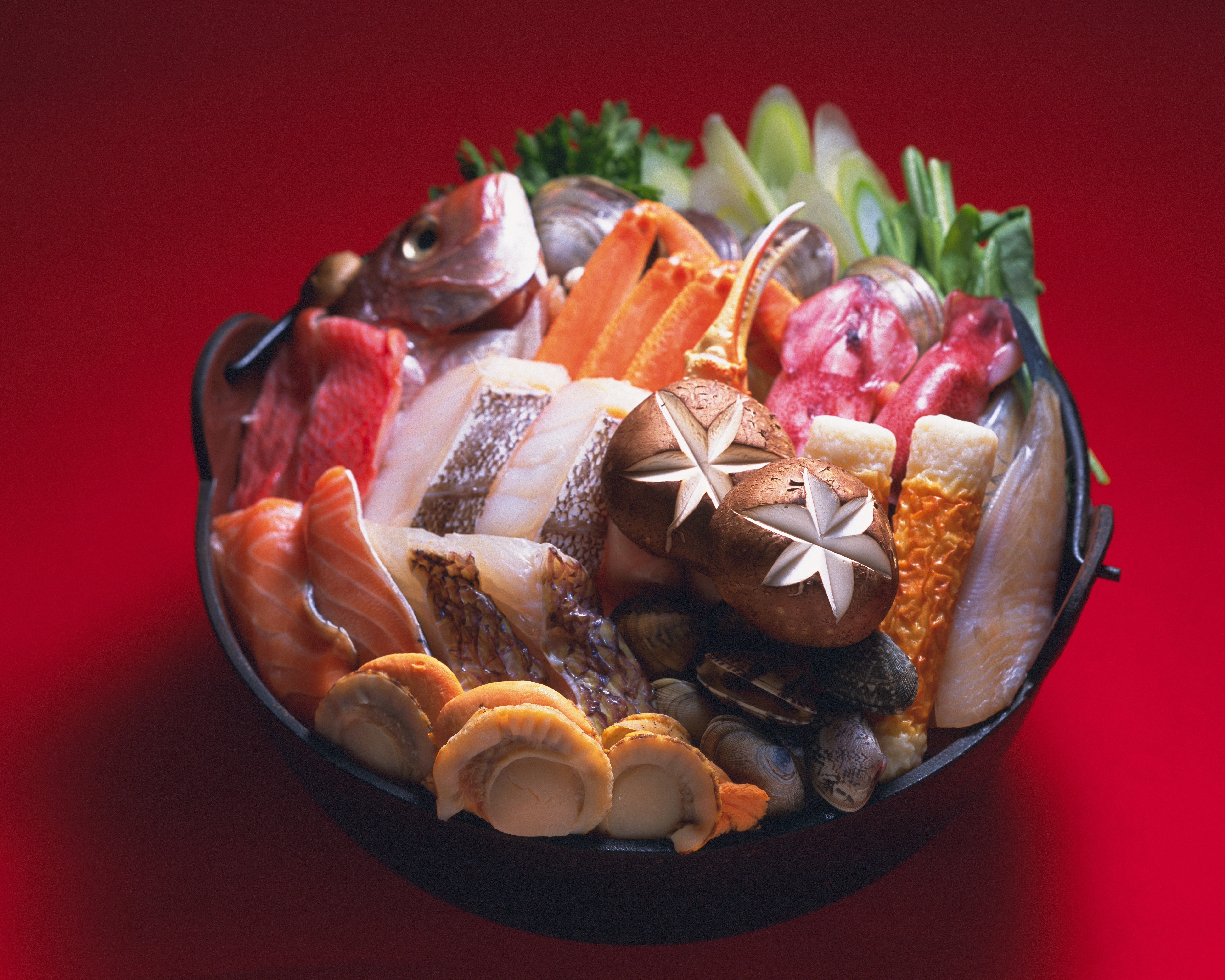 Seafood and Fish Hot Pot HD Wallpaper