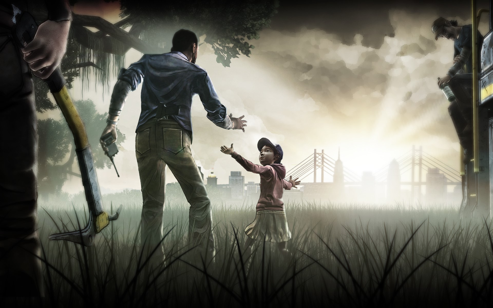 The Walking Dead Game: Lee and Clementine HD Wallpaper