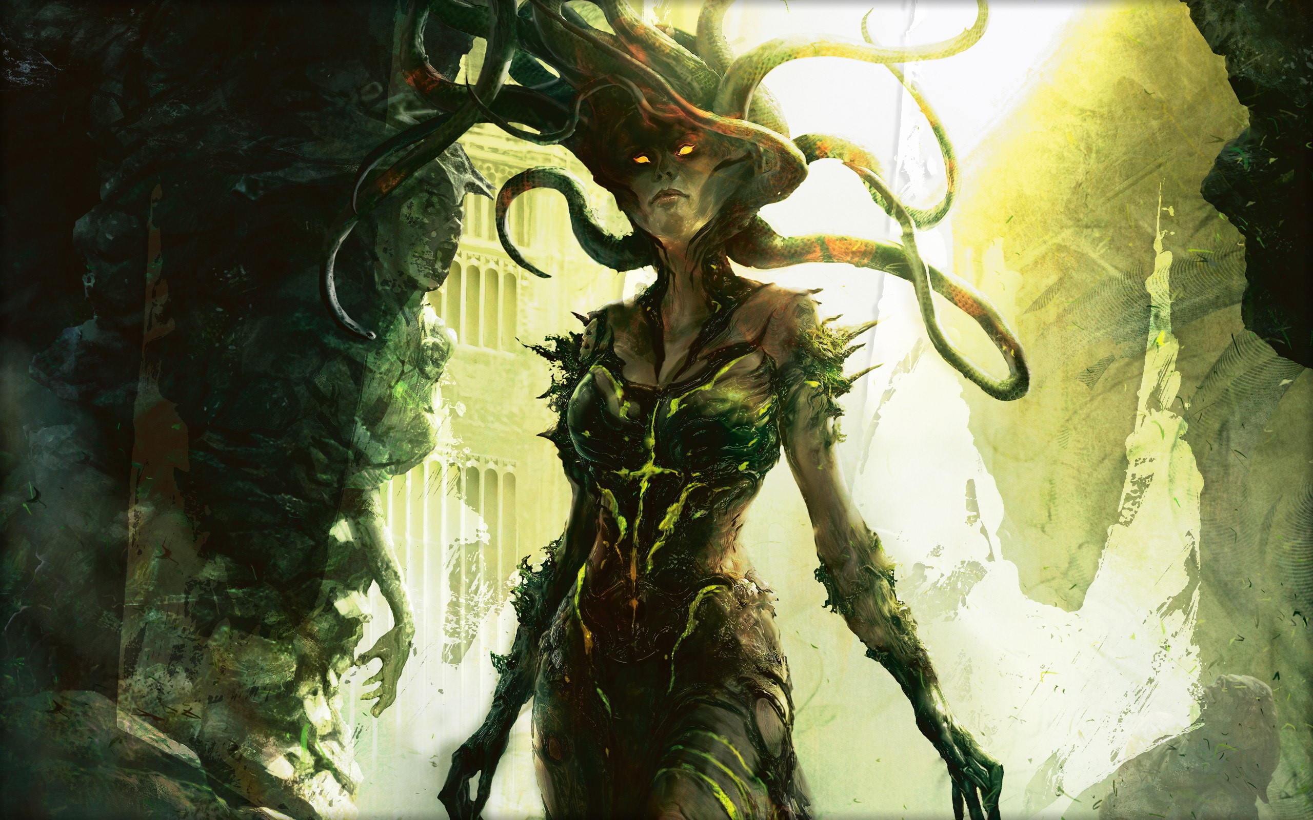 Medusa from Magic: The Gathering HD Wallpaper