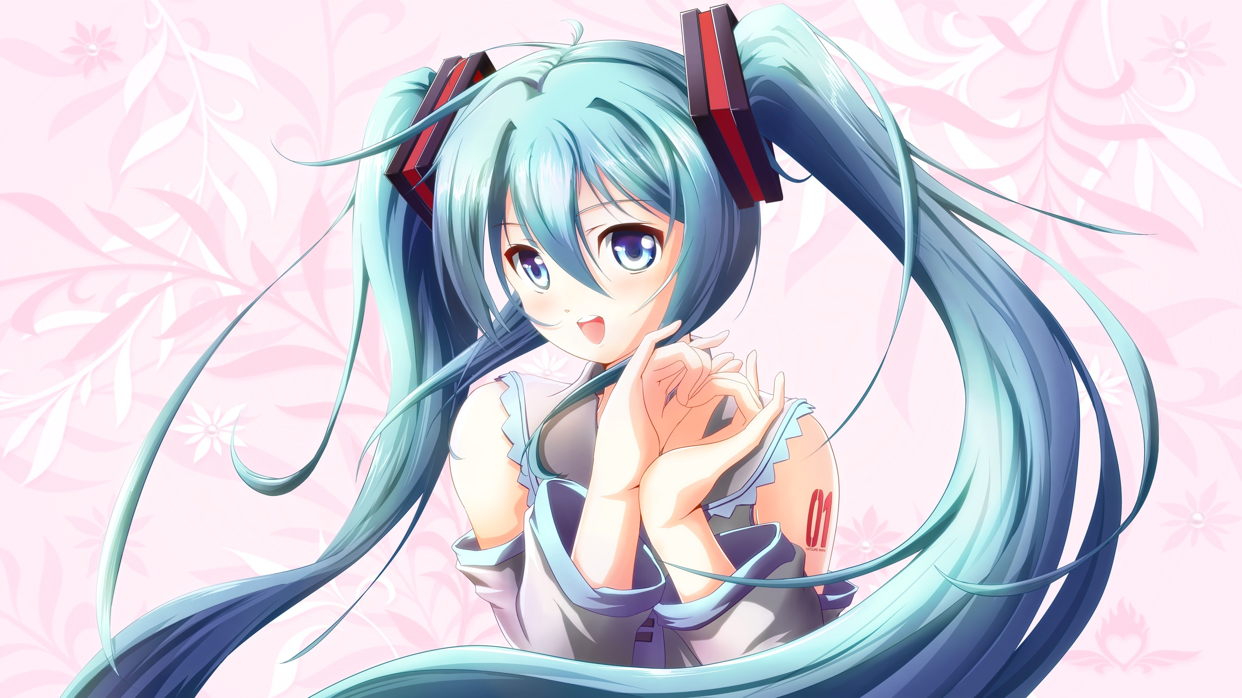 Hatsune Miku from Vocaloid HD Wallpaper