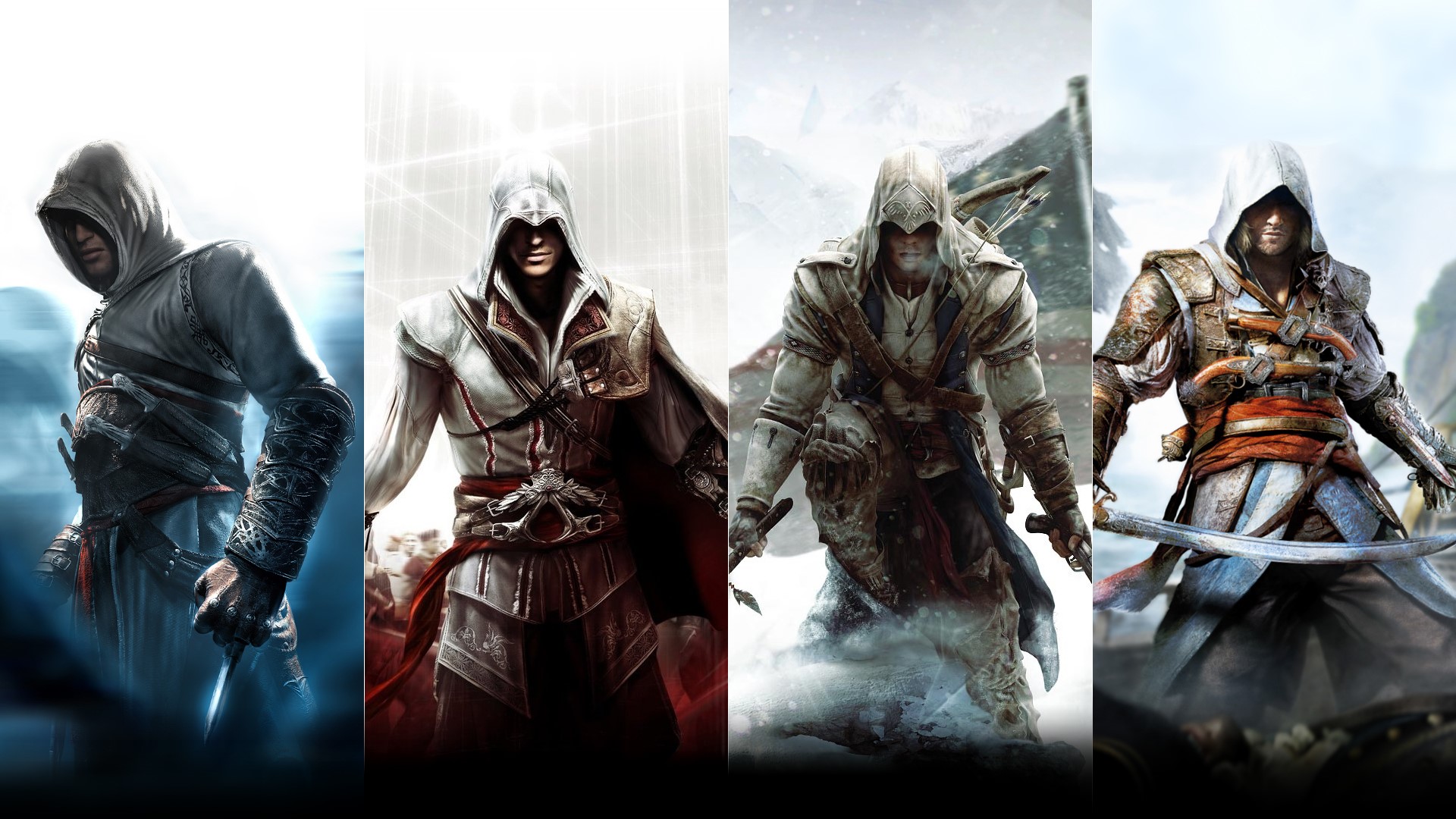 Assassins from the Assassin's Creed series HD Wallpaper