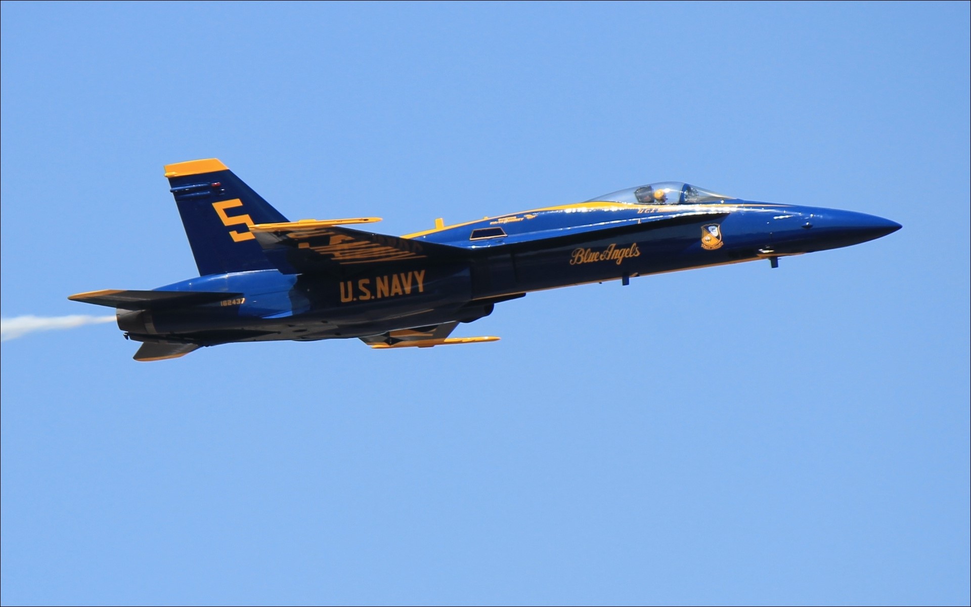 U.S. Navy Blue Angels Fighter Jet HD Wallpaper