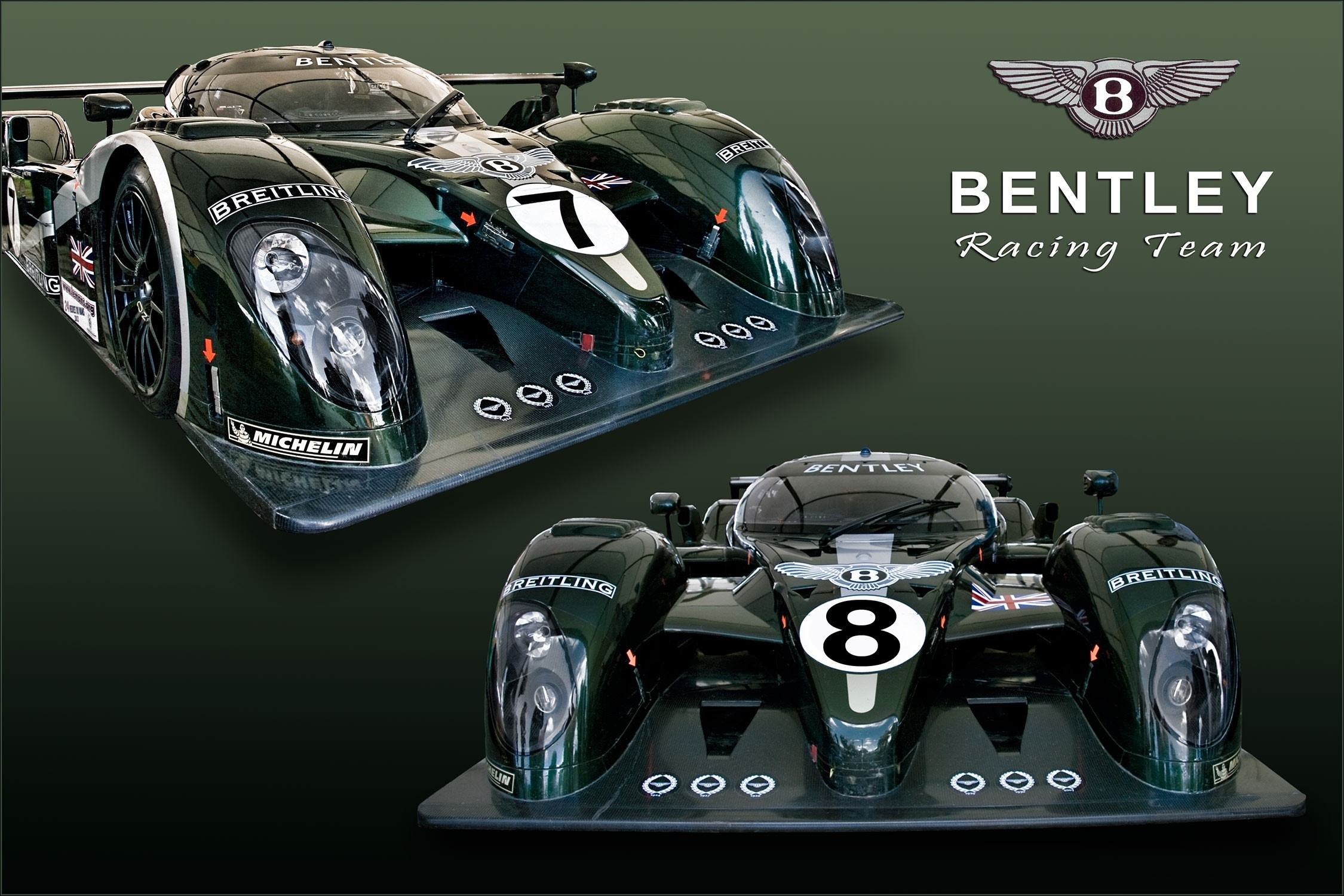 Bentley Racing Team Le Mans Prototypes HD Wallpaper