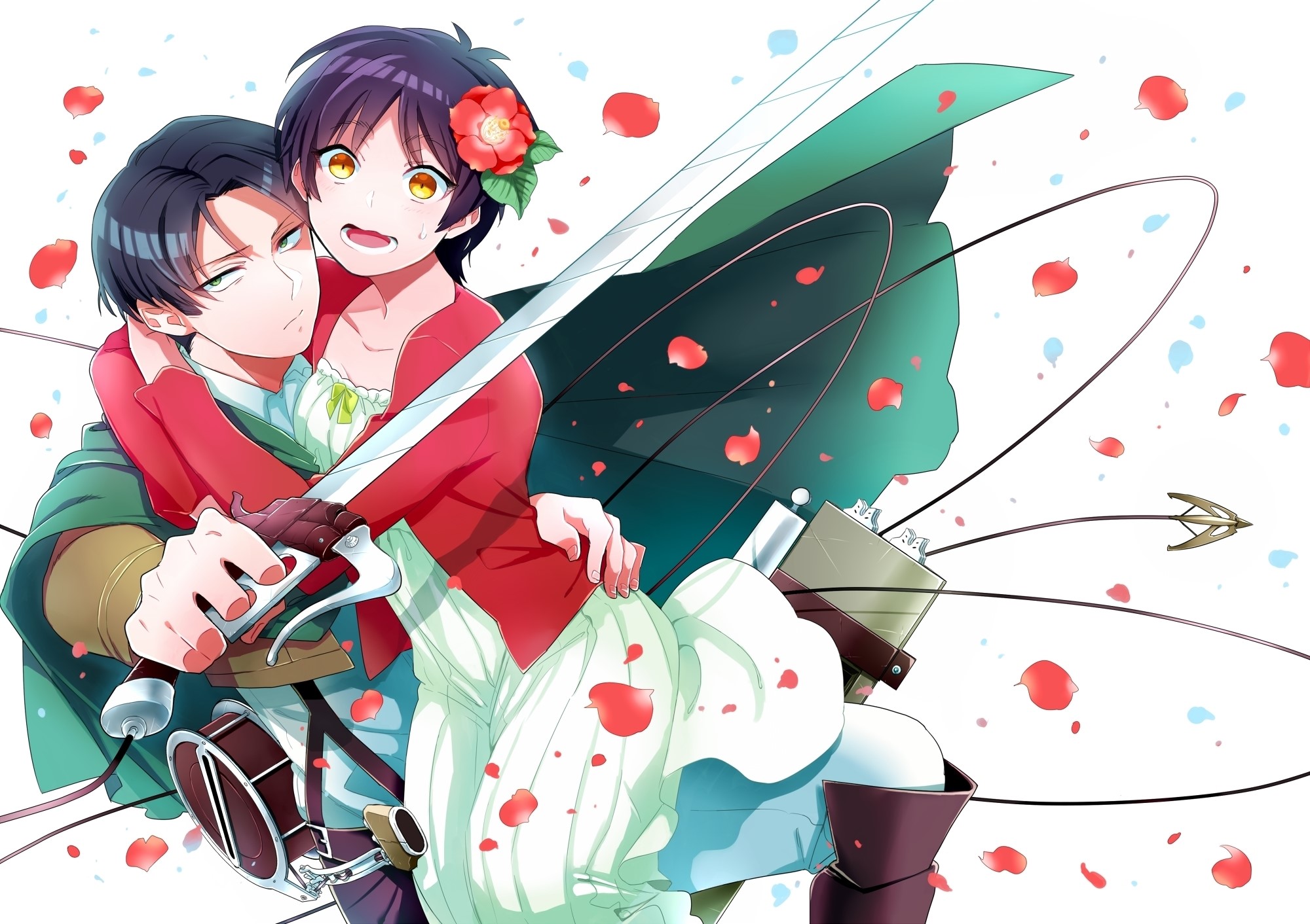 Eren Yeager and Levi from Attack on Titan HD Wallpaper